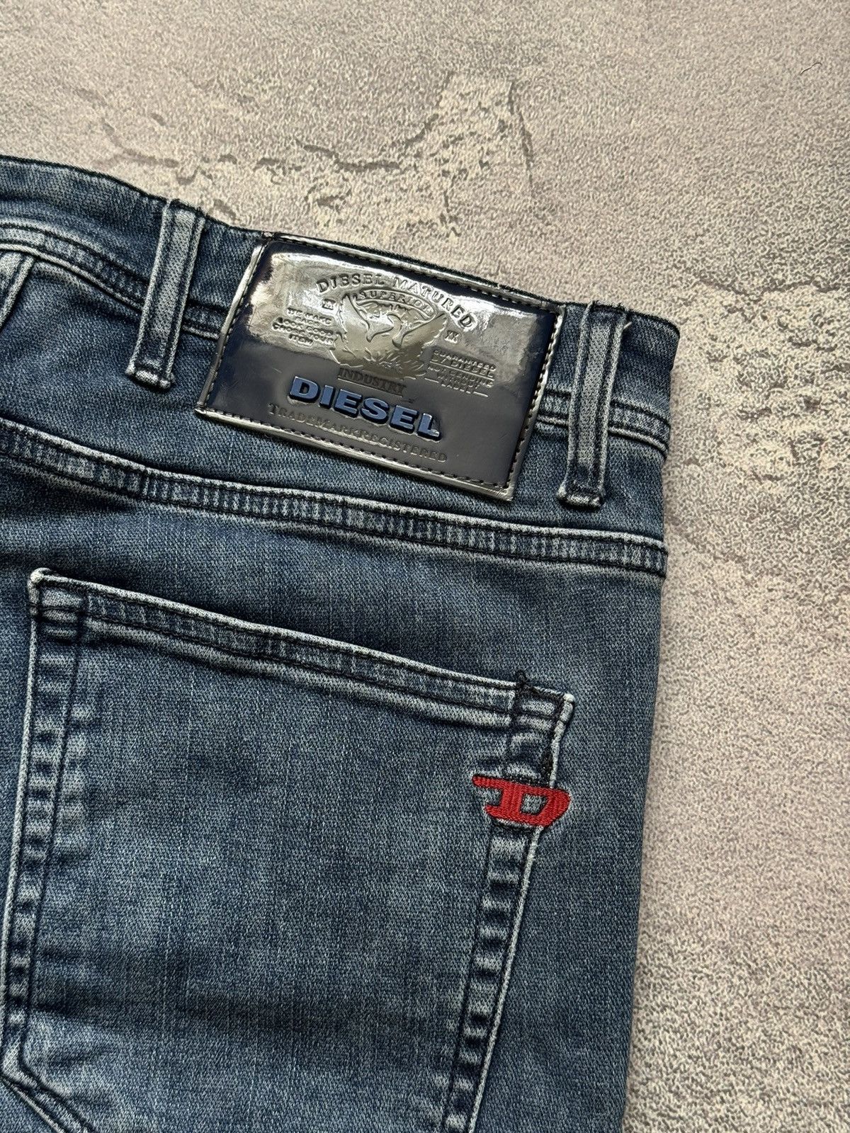 Diesel × Diesel Black Gold Diesel 33/32 blue denim pant trouser Jean chino y2k Size US 33 - 5 Thumbnail