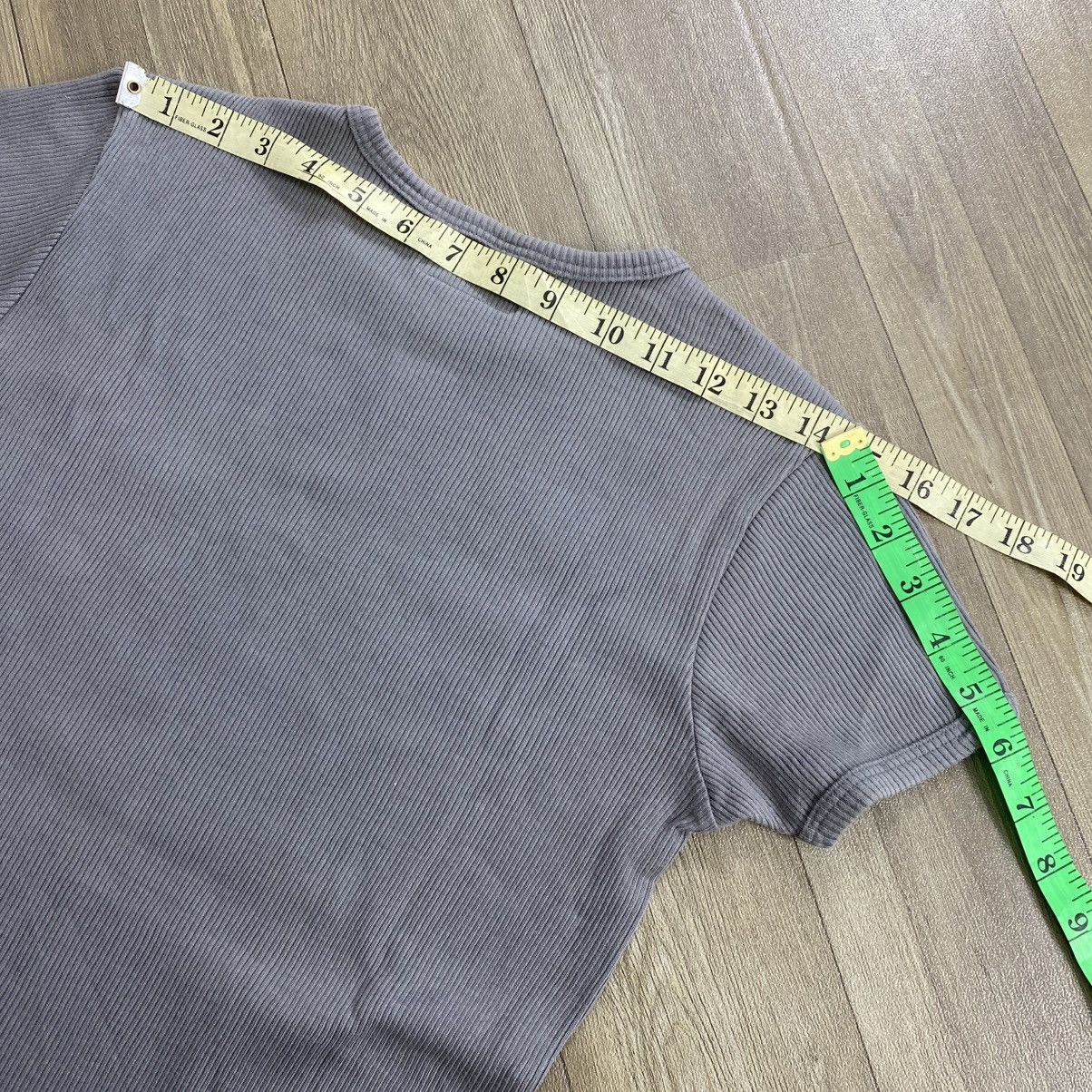 agnes b. 1990s Vintage Agnes B Homme Grey Basic Tee Luxury Size US XS / EU 42 / 0 - 9 Thumbnail