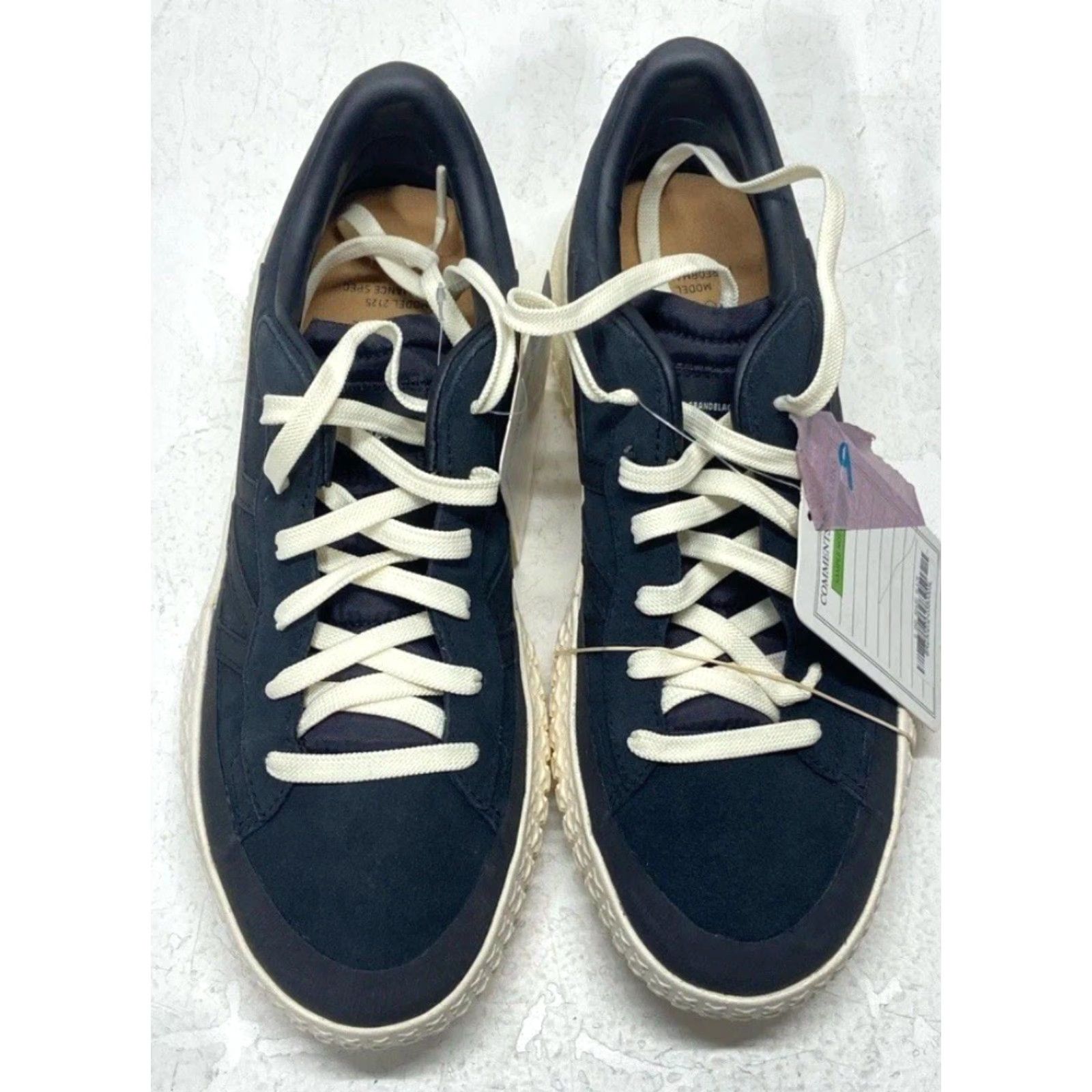 Brandblack Brandblack Athletic Sneakers Black White Mens SS24 Downtown Evo 9 US 9 UK 9 AU 45 EU Suede Lace Up Round Toe Casual Shoes Size US 9 / EU 42 - 3 Thumbnail