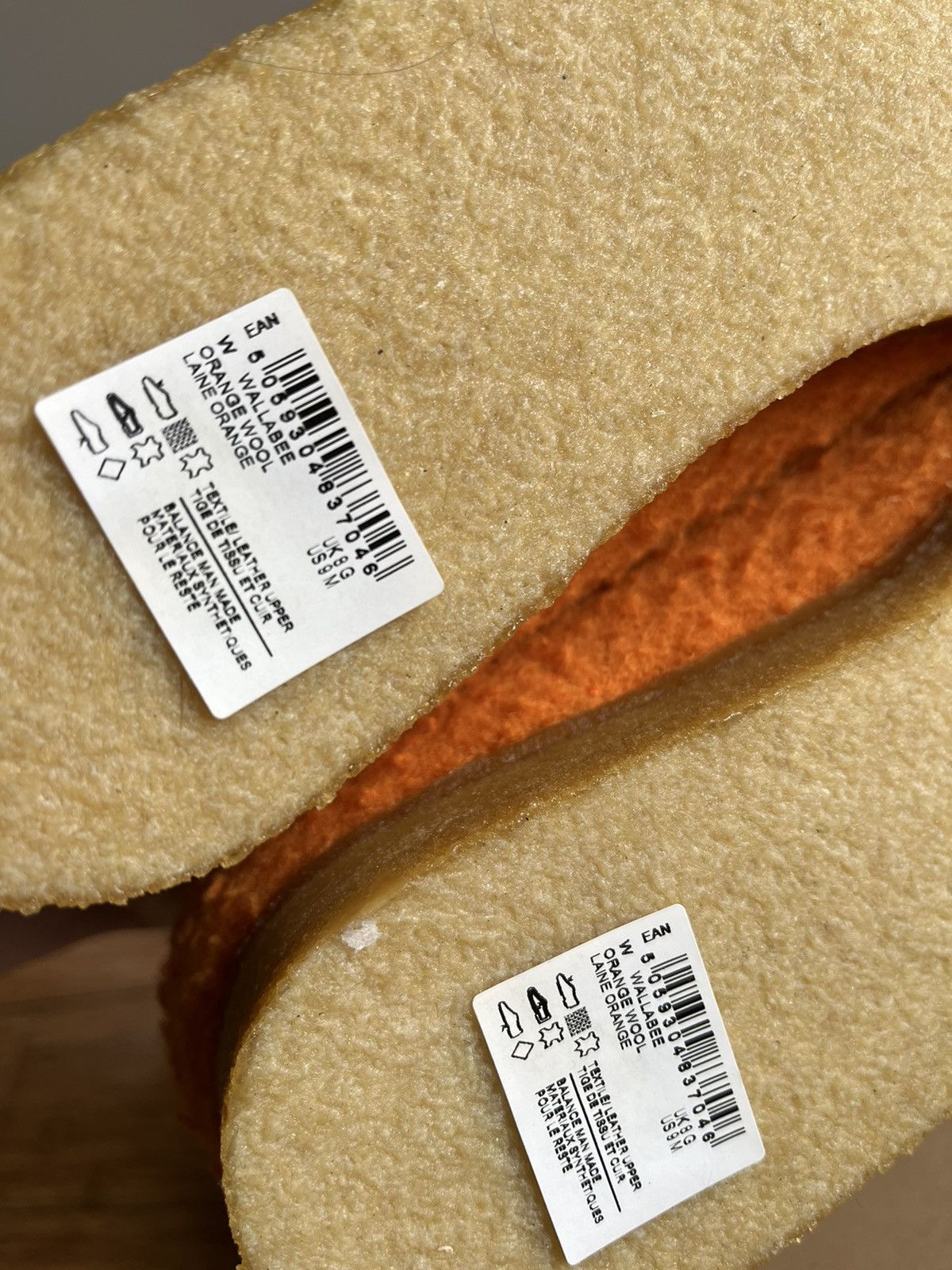 Aime Leon Dore × Clarks Us 9 ALD X Clarks Wallabee low orange casentino wool Size US 9 / EU 42 - 7 Thumbnail