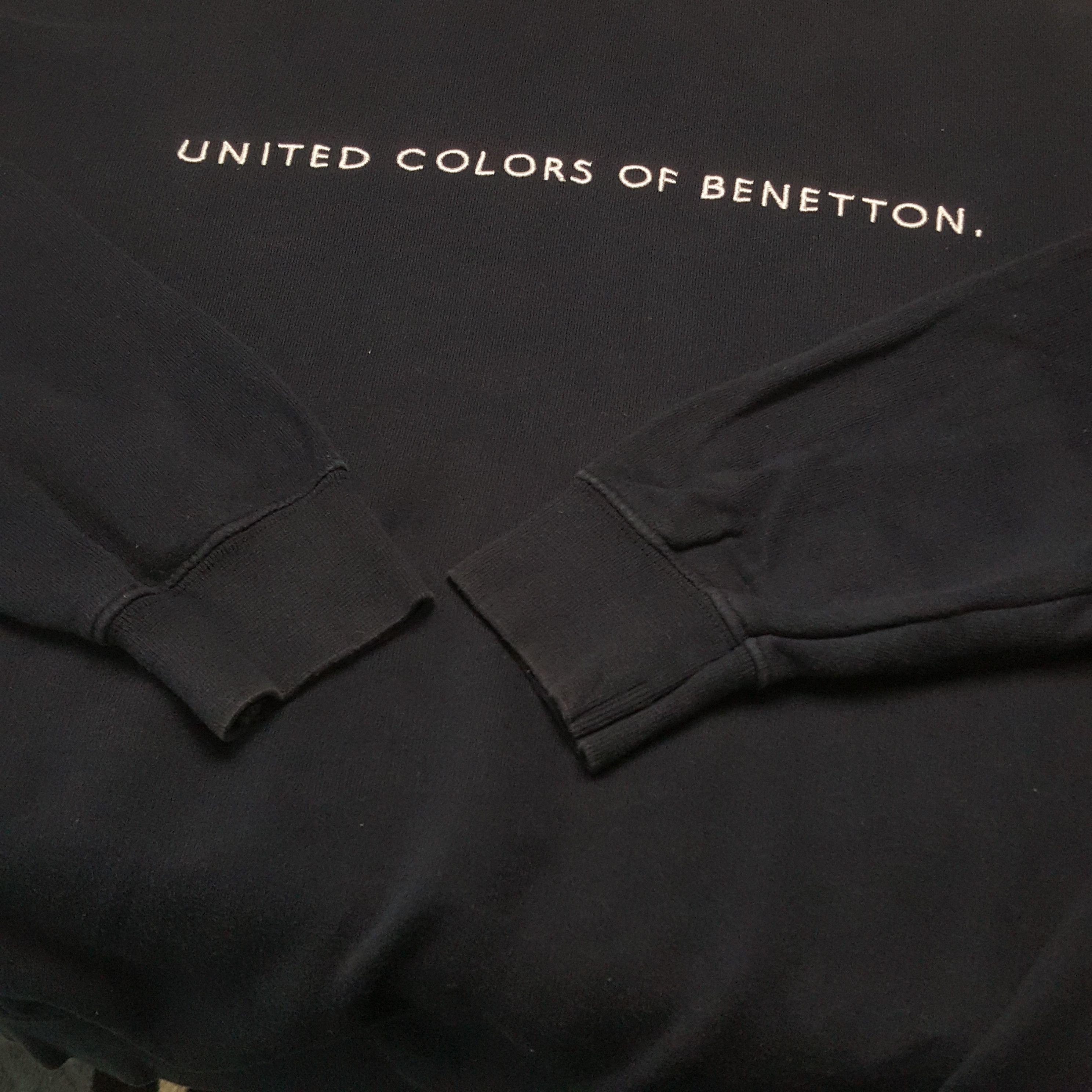United Colors Of Benetton UNITED COLORS OF BENETTON Spellout Sweatshirt C286N5 Size US XL / EU 56 / 4 - 4 Thumbnail