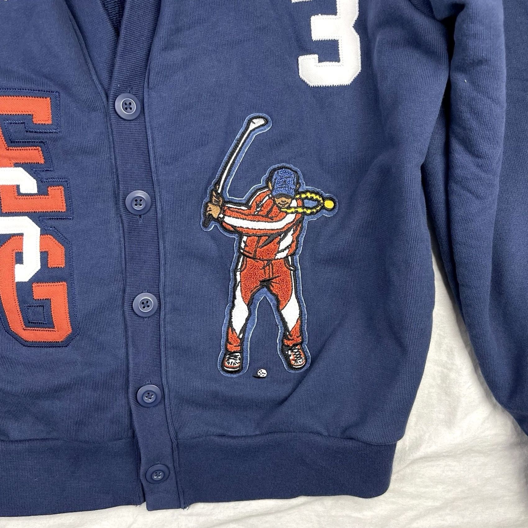 Jordan Brand Jordan Cardigan Sweater Mens Small Navy Nike DV5430-410 Eastside Golf Streetwear Size US S / EU 44-46 / 1 - 2 Thumbnail