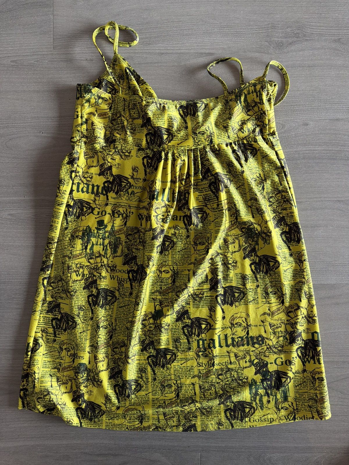 John Galliano Galliano newsprint dress Size M / US 6-8 / IT 42-44 - 2 Thumbnail