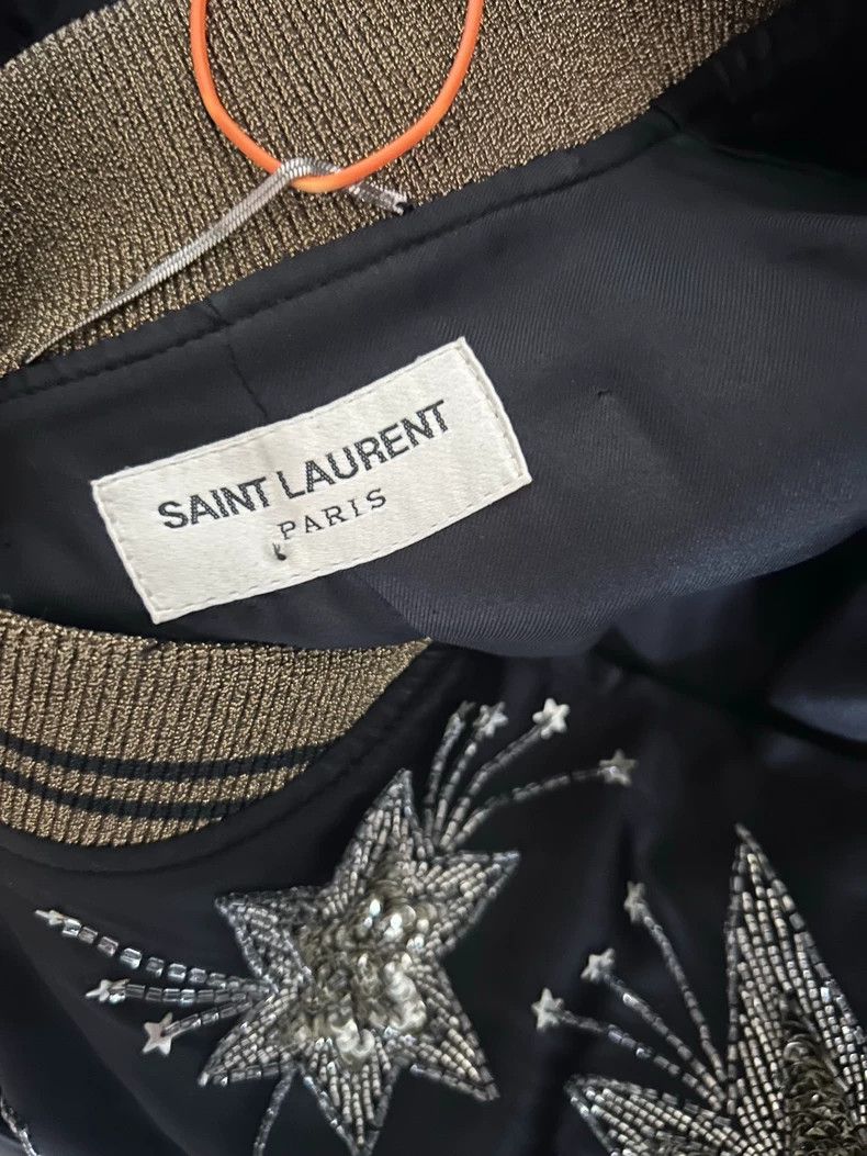 Saint Laurent Paris Saint laurent paris 2015 SS Black Fireworks Jacket 2506-Nex Size US M / EU 48-50 / 2 - 3 Thumbnail