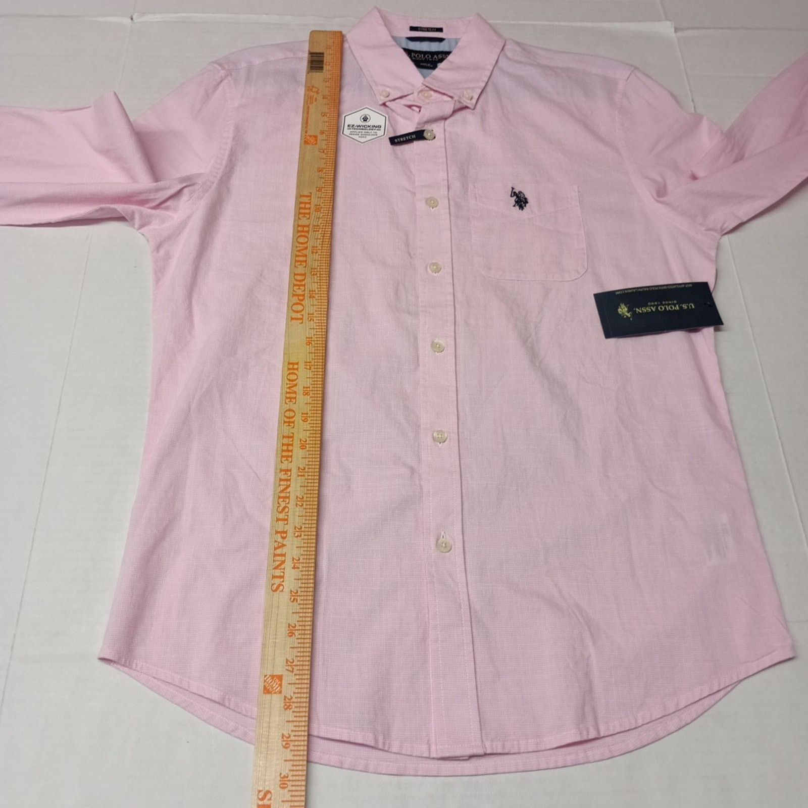 U.S. Polo Assn. U.S. Polo Assn. Button Down Woven Shirt Men's S Pink Checker Size US S / EU 44-46 / 1 - 6 Thumbnail