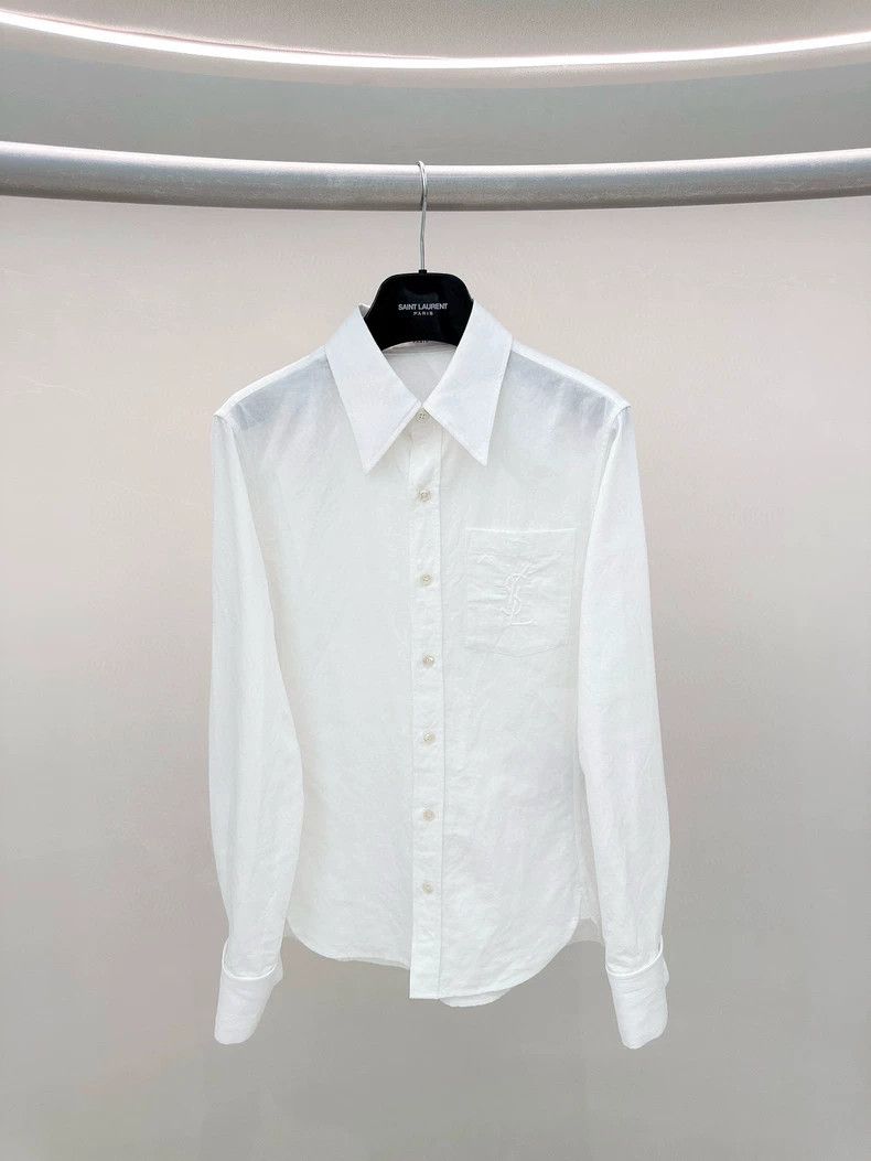 YSL White Dress Shirt Size 38