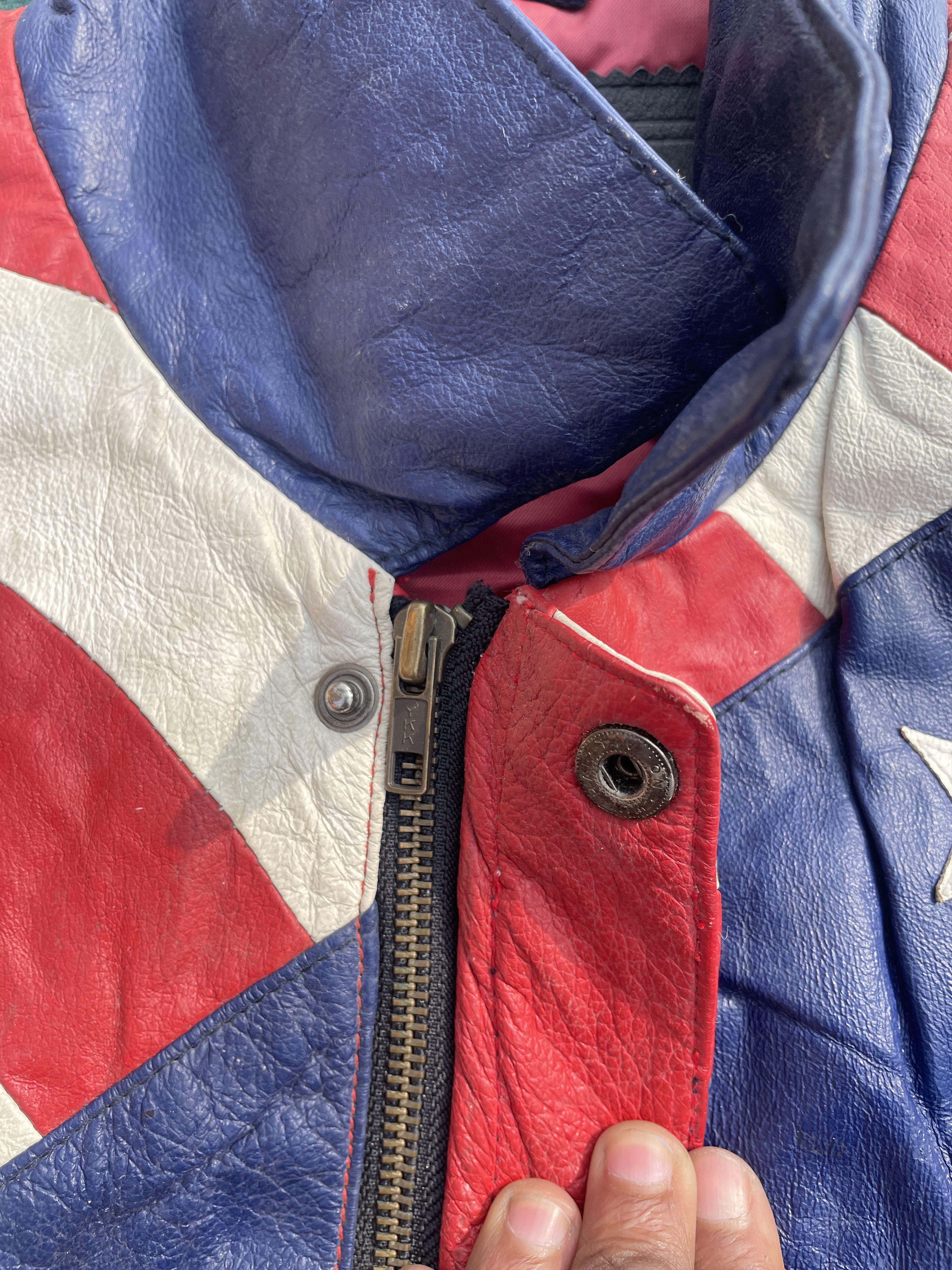 Other Vintage Leather Jacket Size US L / EU 52-54 / 3 - 7 Thumbnail