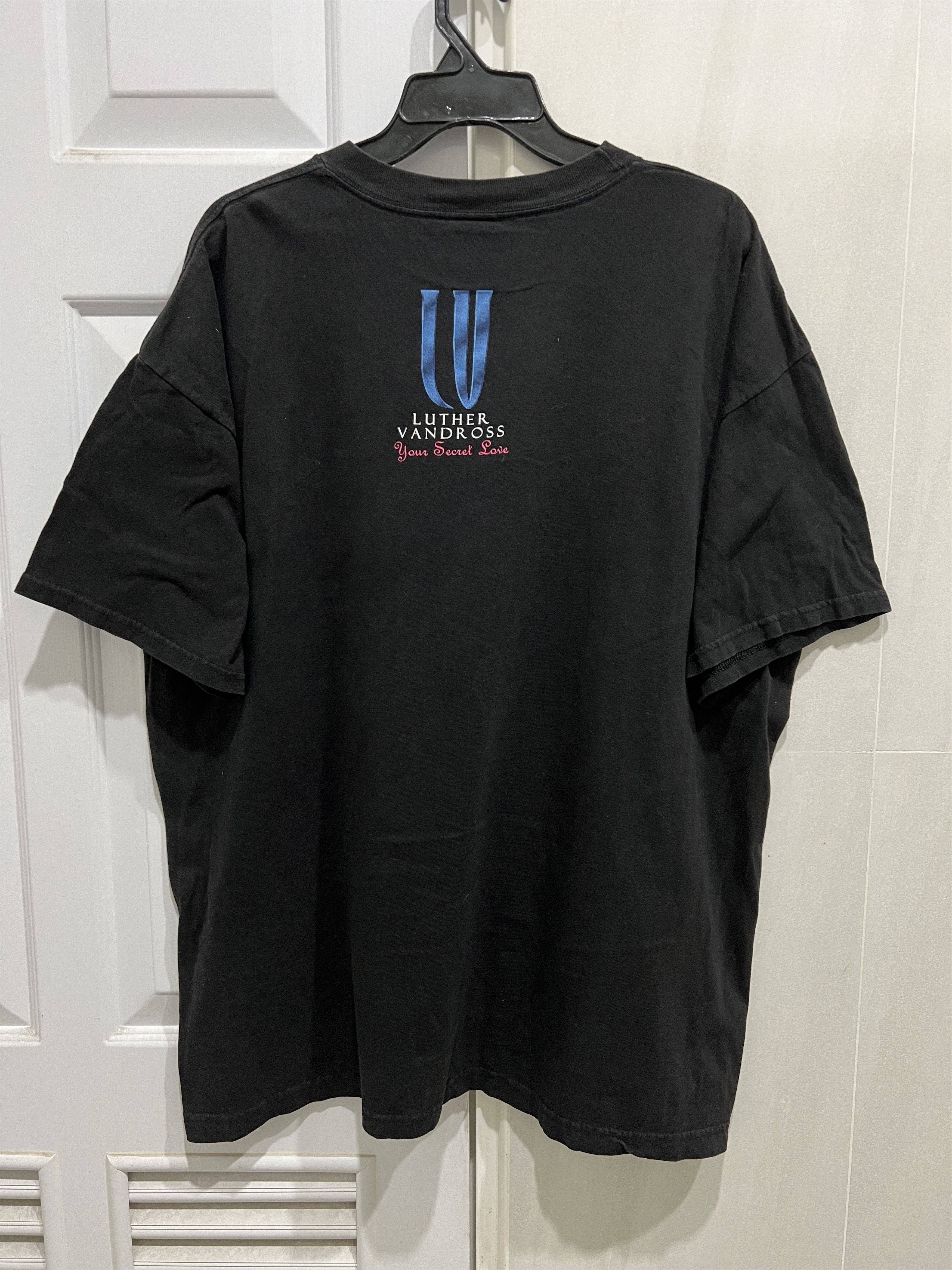 Band Tees × Rap Tees × Vintage Vintage 90s Luther Vandross your secret love Tee R&B XL Size US XL / EU 56 / 4 - 2 Thumbnail