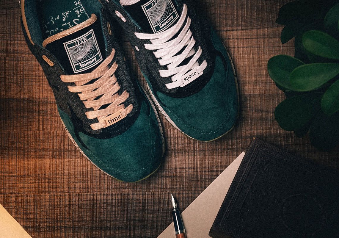 AFEW S70504-1 2020 AFEW STORE x SAUCONY SHADOW 5000 TiME & SPACE Size US 12 / EU 45 - 3 Thumbnail
