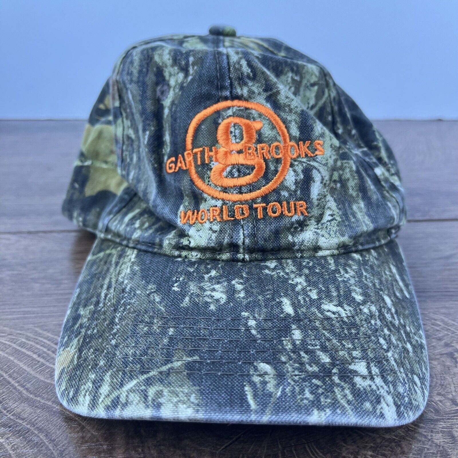 Other Garth Brooks Hat World Tour Hat Green Camo Cap Adjustable Ca Size ONE SIZE - 1 Thumbnail