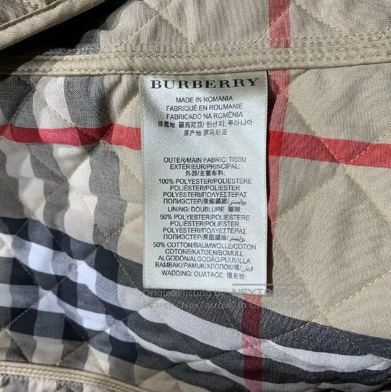 Burberry Burberry Quilted Cotton Jacket in Khaki. Size L / US 10 / IT 46 - 5 Thumbnail