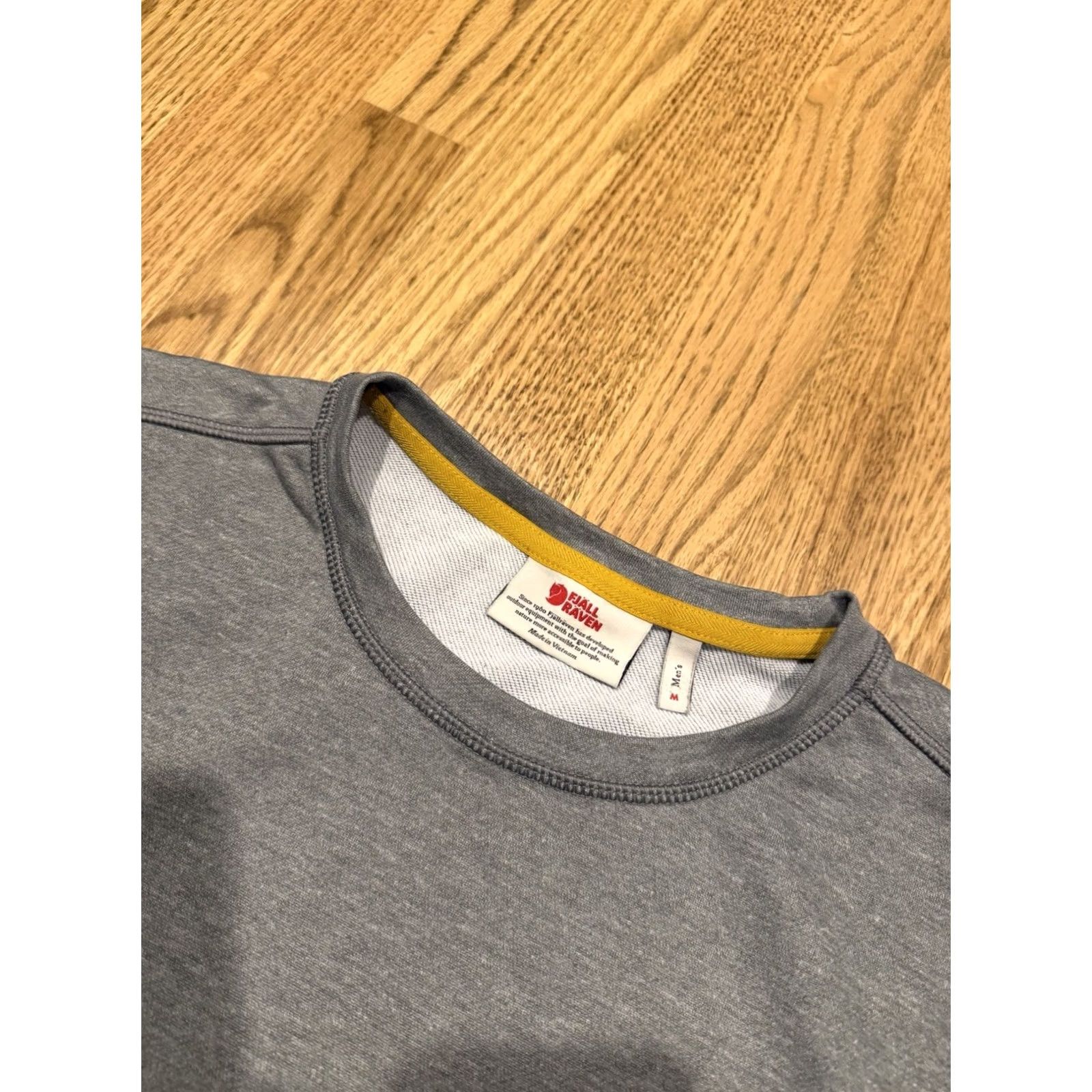Vintage Fjallraven High Coast Lite Sweater Mens Med Grey Long Sleeve Outdoor Zip Pocket Size US M / EU 48-50 / 2 - 6 Thumbnail