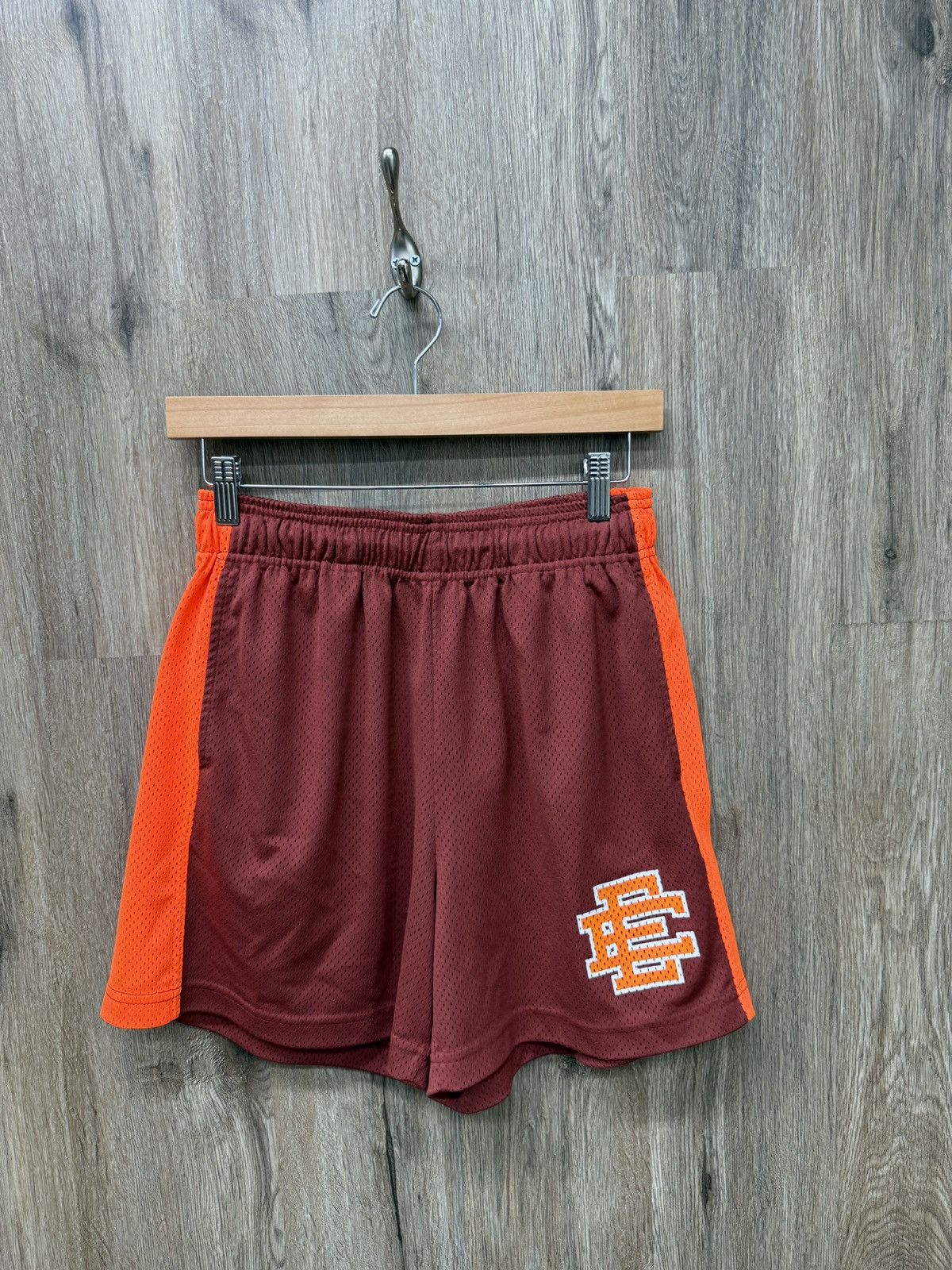 Eric Emmanuel Orange/Burgandy Shorts