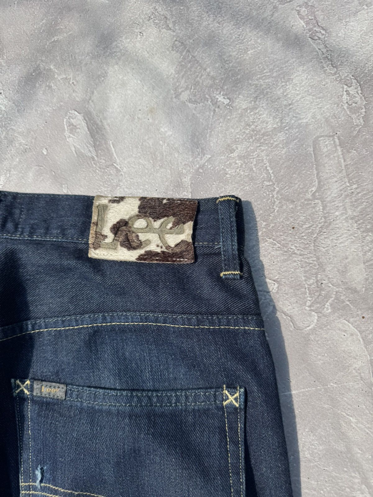 Lee Vintage Lee Japan Denim Asymmetric Jeans Pants Size US 30 / EU 46 - 13 Thumbnail
