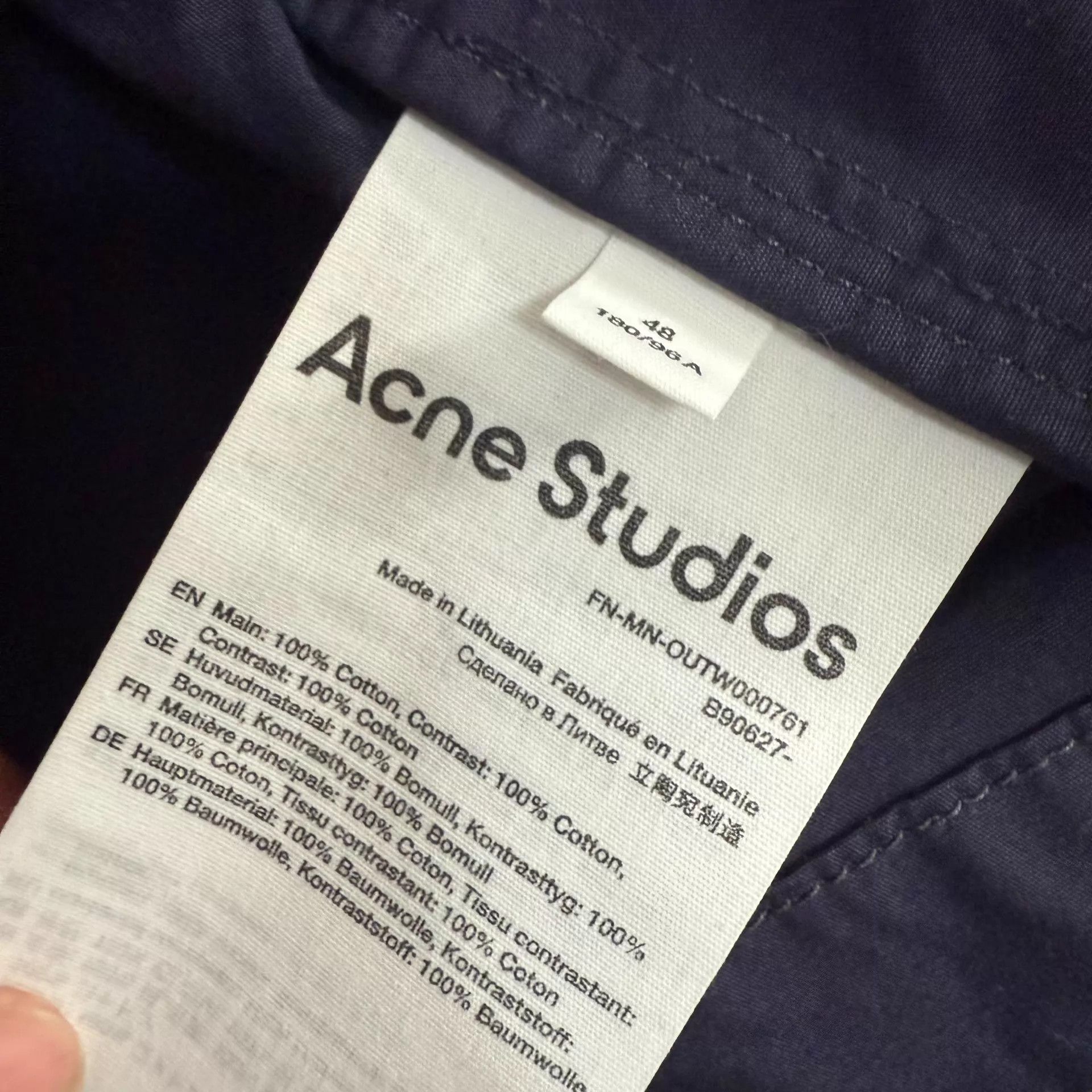 Acne Studios Acne Studios Oversized Work Jacket 48 99 New Size US M / EU 48-50 / 2 - 4 Thumbnail