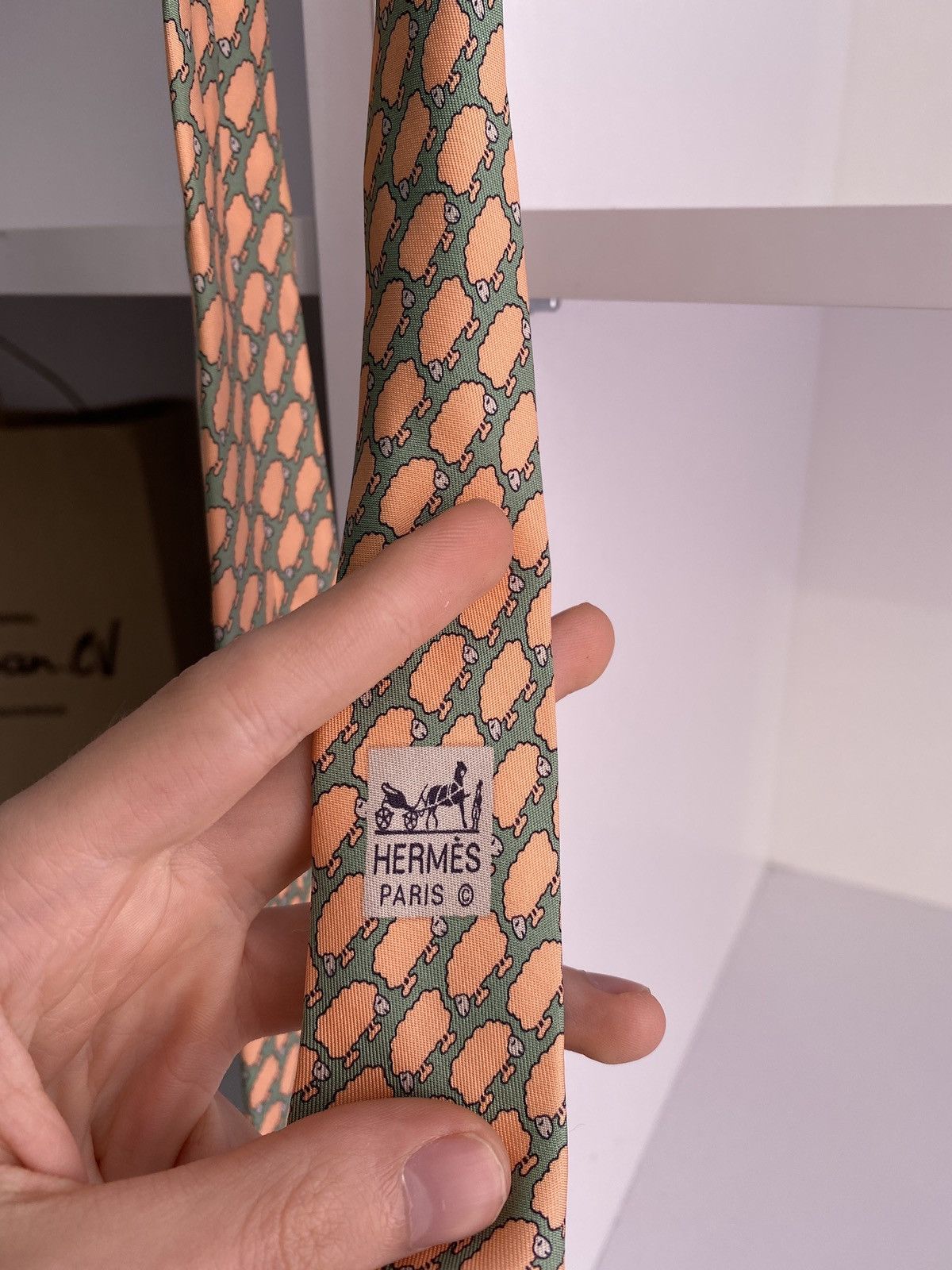 Hermes × Vintage Vintage Hermes Tie Size ONE SIZE - 5 Thumbnail
