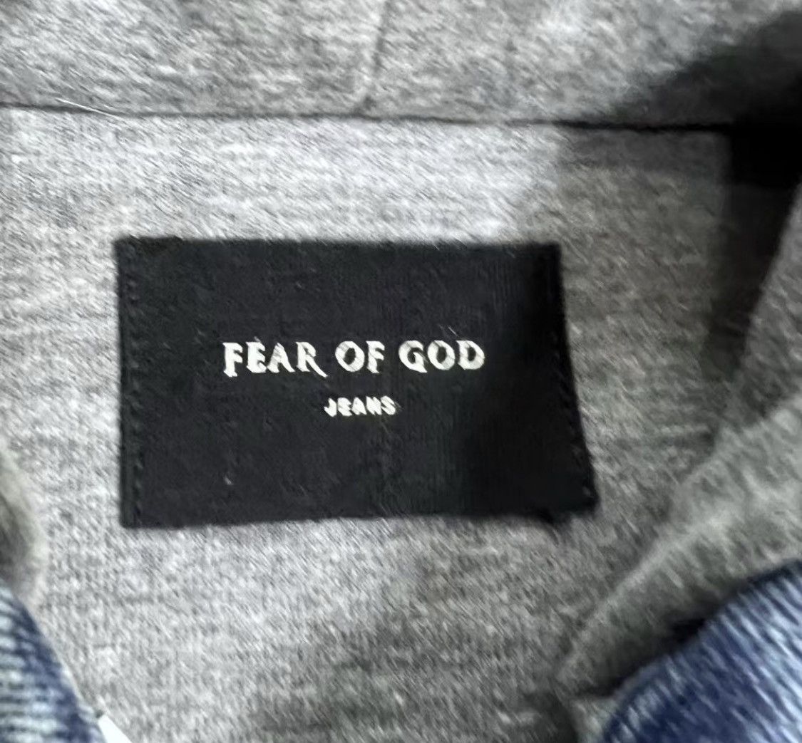 Fear of God Fear of God Hooded denim jacket Size US S / EU 44-46 / 1 - 3 Thumbnail