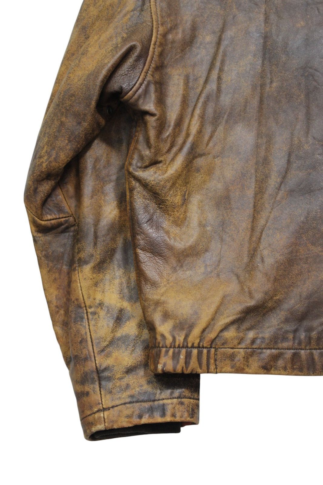 Vintage 2000S FRENCH AIR FORCE BY CHARLES MAC HOPE LEATHER JACKET Size US M / EU 48-50 / 2 - 9 Thumbnail