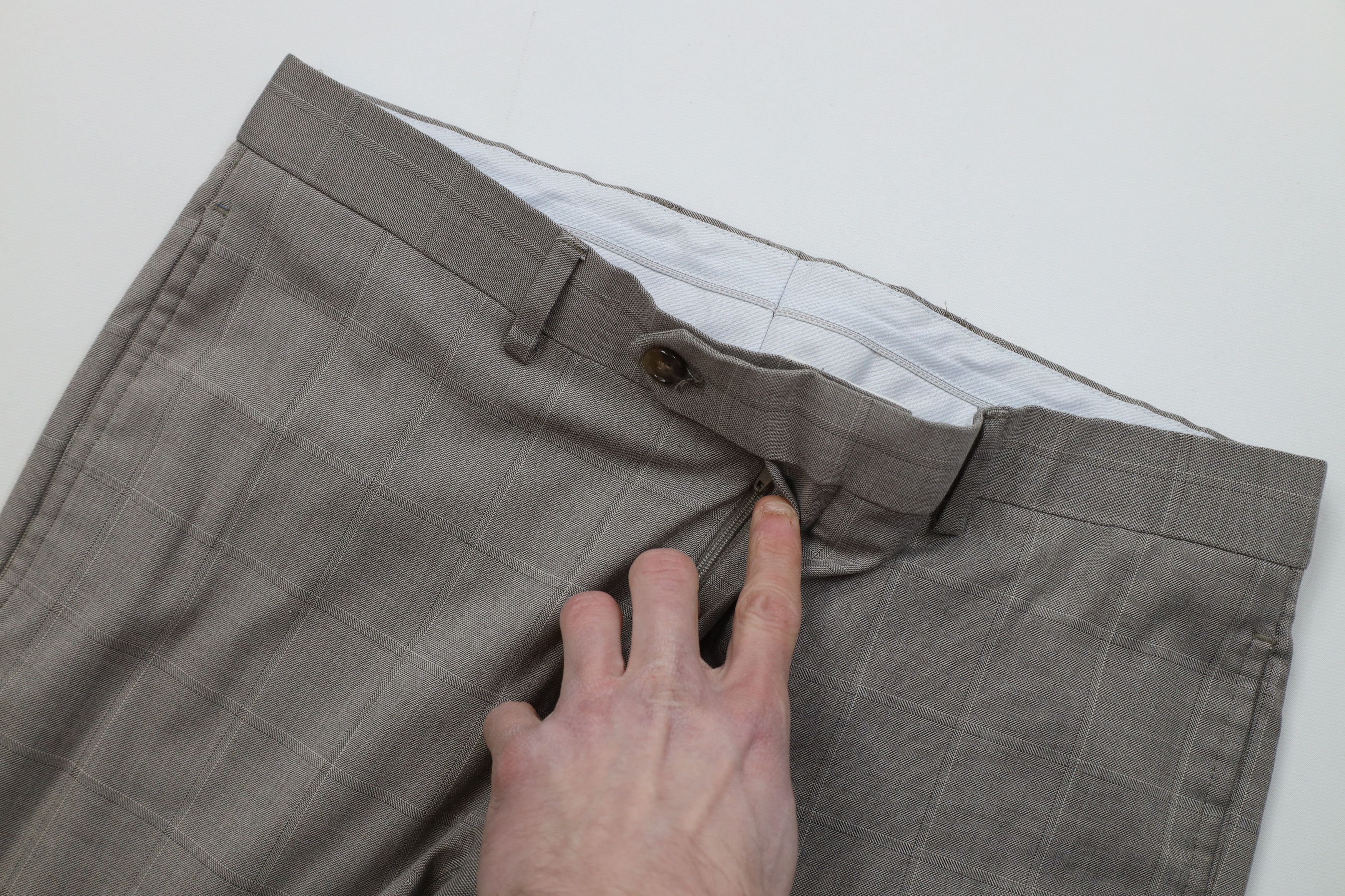 Ralph Lauren Ralph Lauren Straight Leg Chino Pants Trousers Gray Plaid Size US 32 / EU 48 - 7 Thumbnail