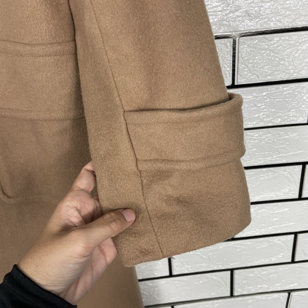 Japanese Brand Crestbridge Blue Label Brown Duffle Coat Size S / US 4 / IT 40 - 15 Thumbnail