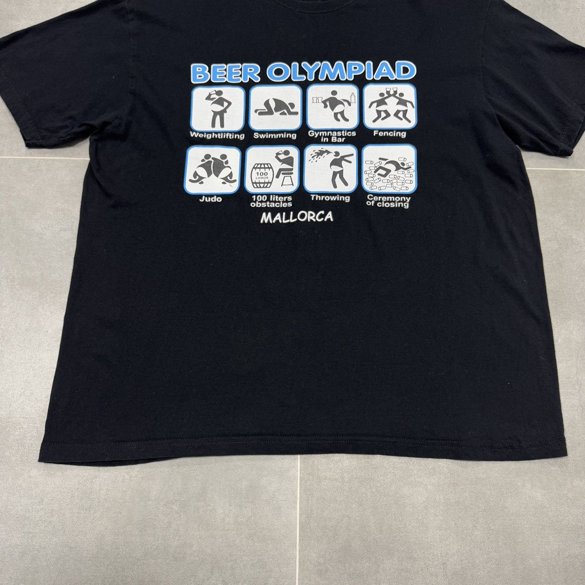 Vintage Vintage Beer Olympiad Mallorca T-Shirt Size XL Size US XL / EU 56 / 4 - 4 Thumbnail