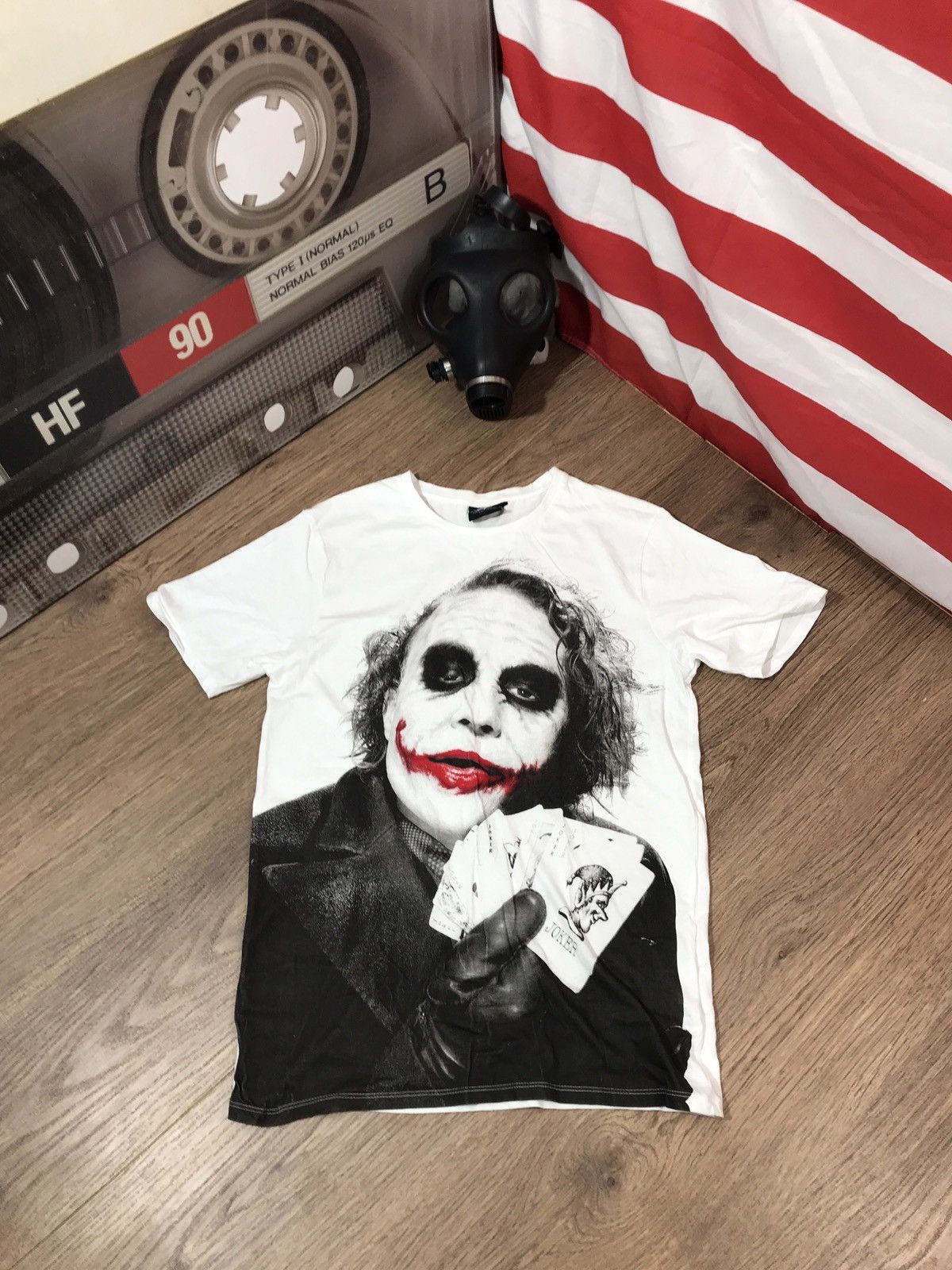 DC Comics × Vintage The Dark Knight Joker T Shirt Size US M / EU 48-50 / 2 - 1 Thumbnail