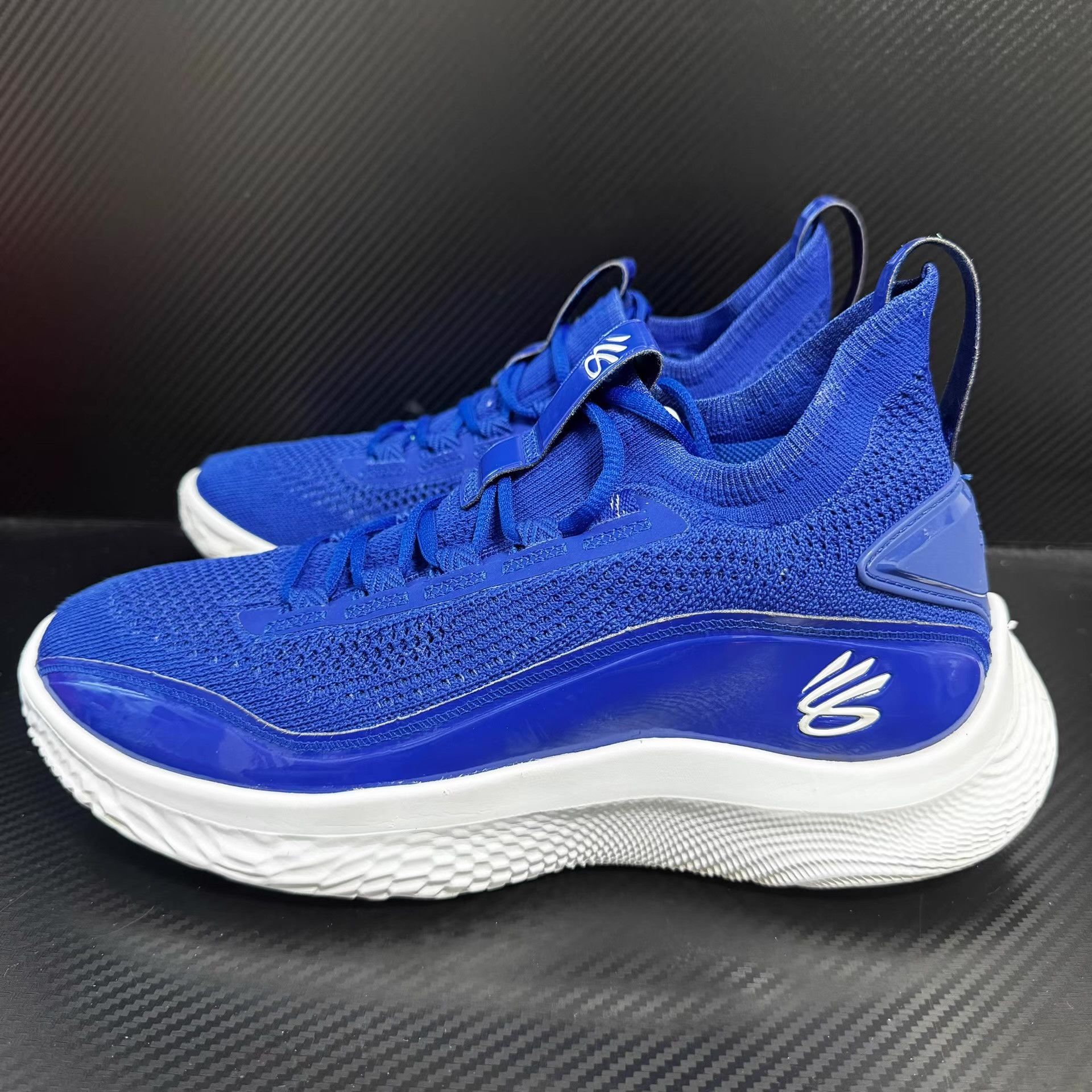 Nike Curry 8 basketball shoes in blue Q11 Size US 9 / EU 42 - 1 Thumbnail