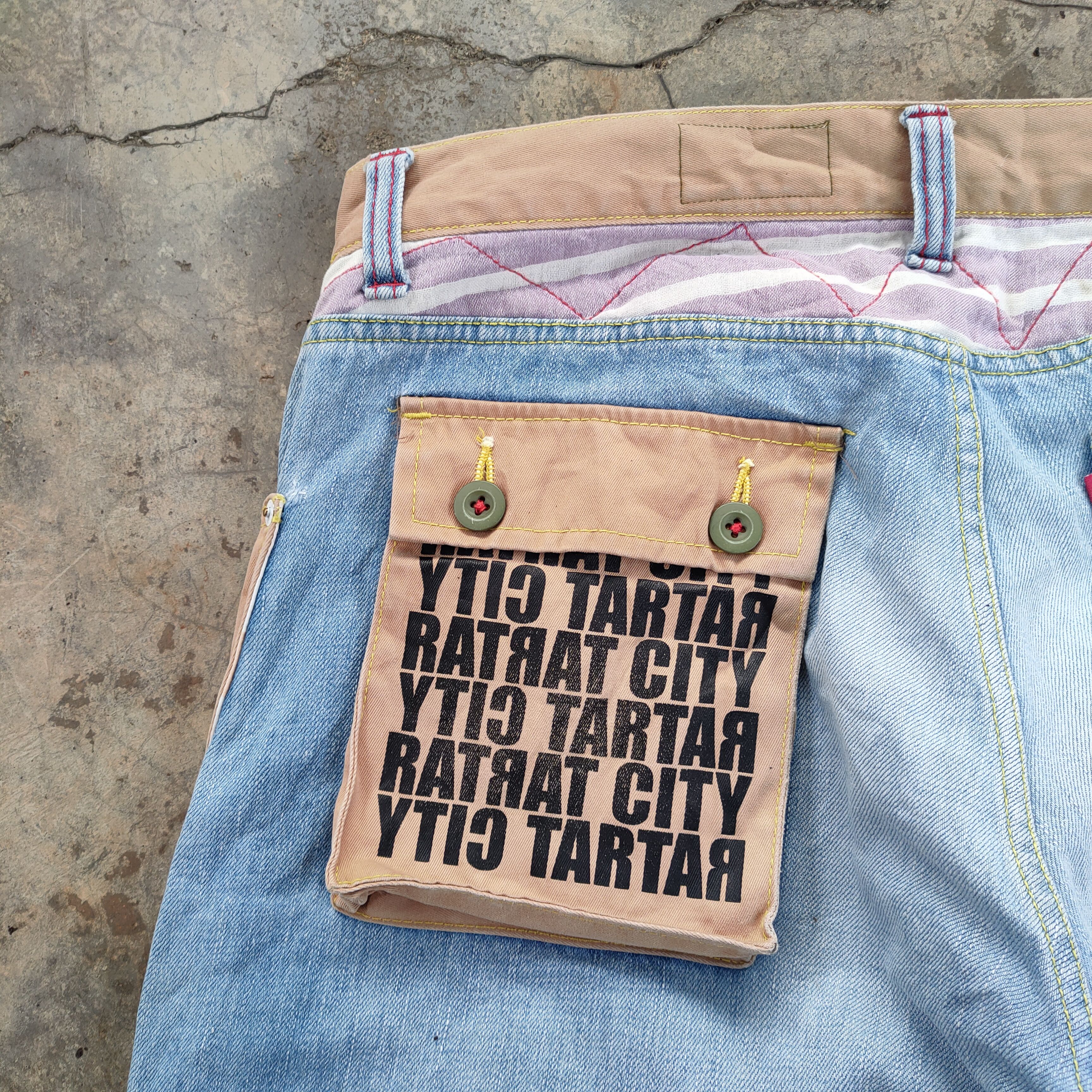 Japanese Brand # VINTAGE JAPANESE FADED BLUE JEANS DENIM PANTS Size US 34 / EU 50 - 12 Thumbnail