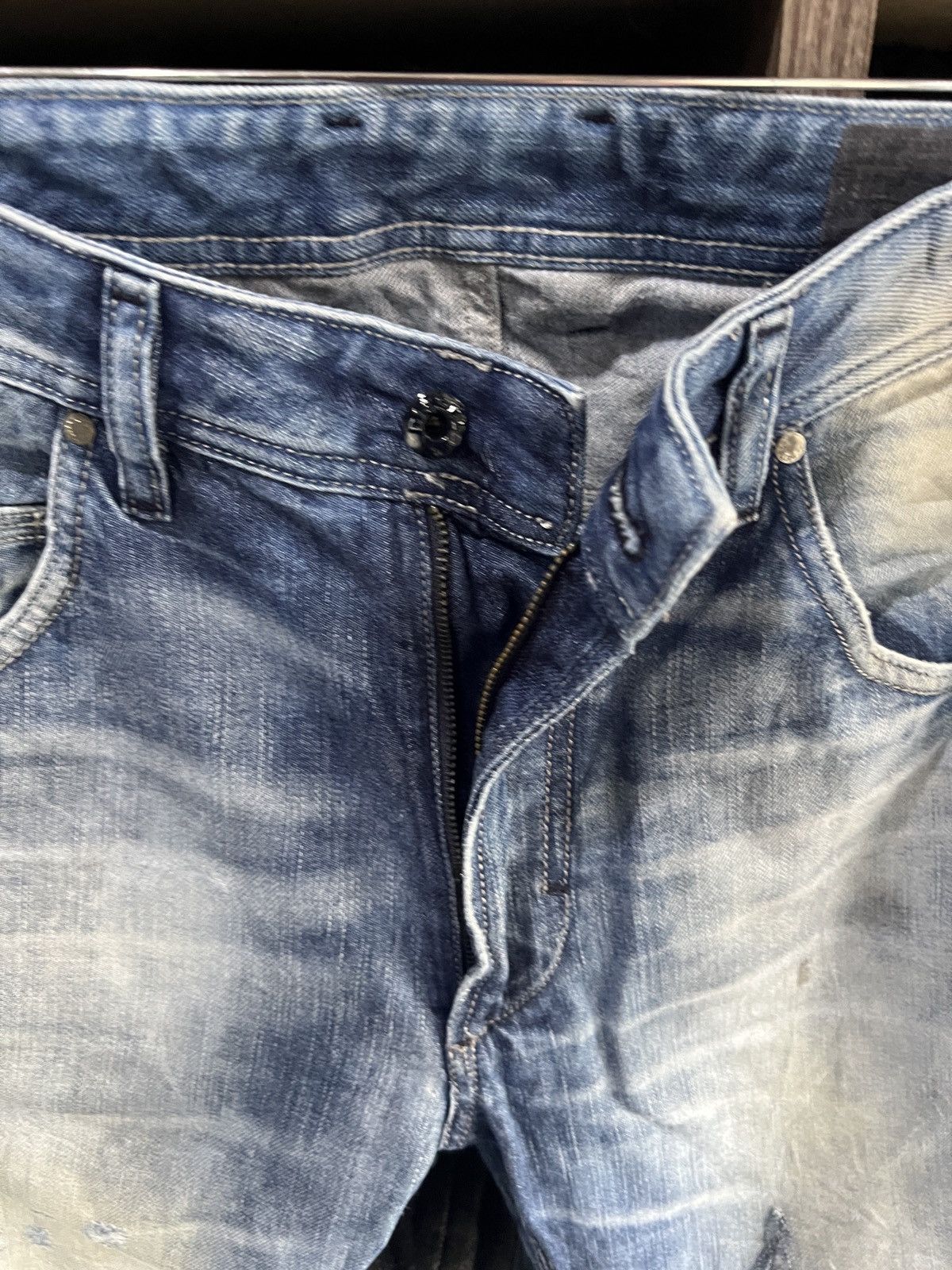 Diesel 🔥Vintage Diesel Distressed Denim Size US 29 - 10 Thumbnail
