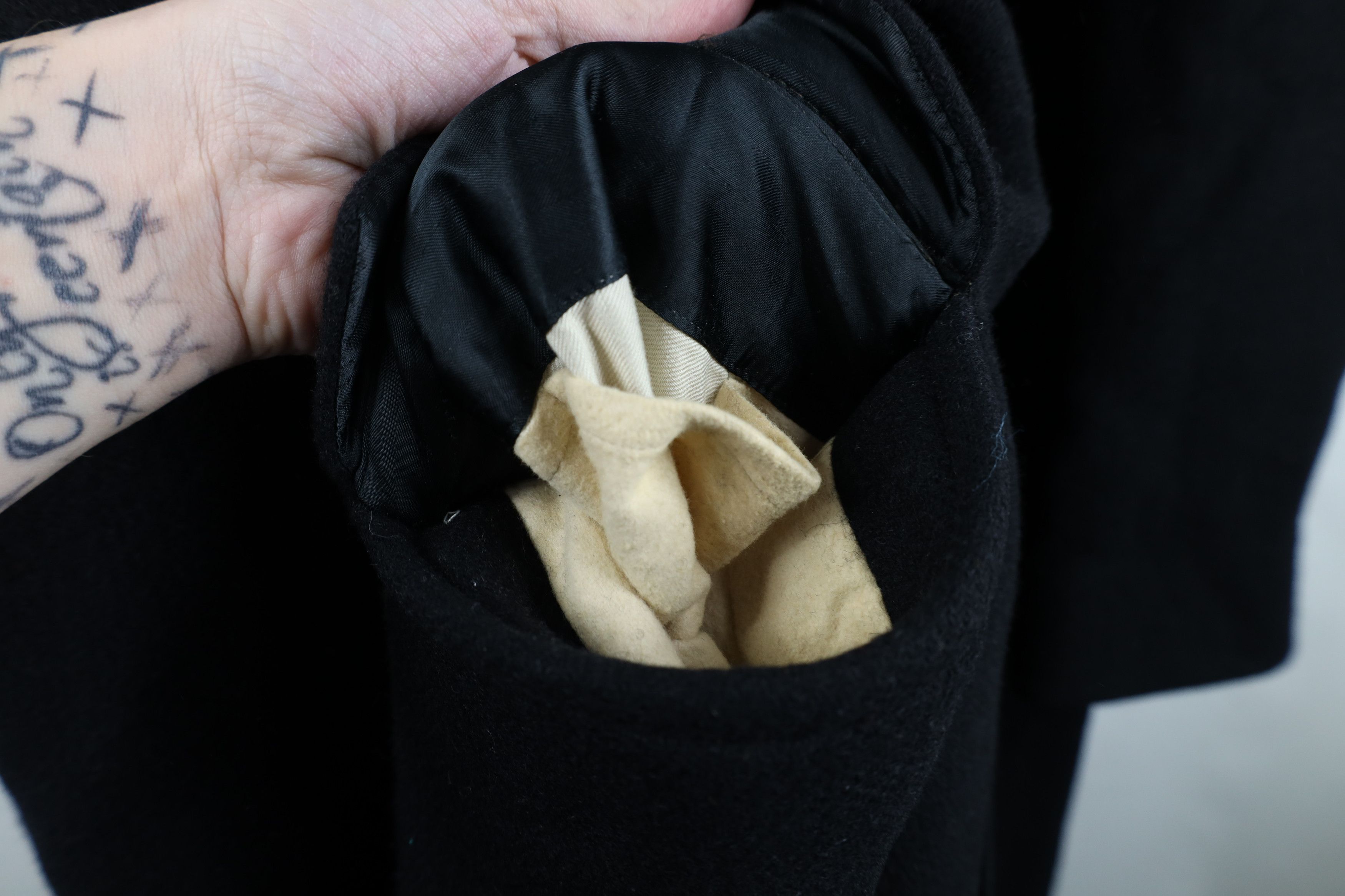 Vintage Vintage 60s 70s Streetwear Wool Overcoat Trench Jacket USA Size US XXL / EU 58 / 5 - 5 Thumbnail