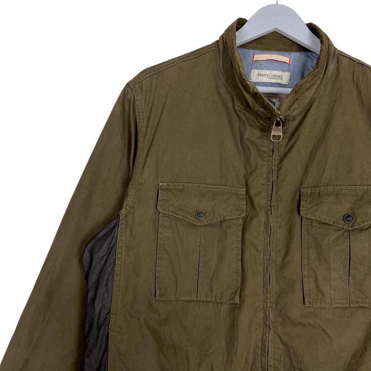 Henry Cotton's 🔥 HENRY COTTONS SCOTLAND KHAKI JACKET Size US M / EU 48-50 / 2 - 7 Thumbnail
