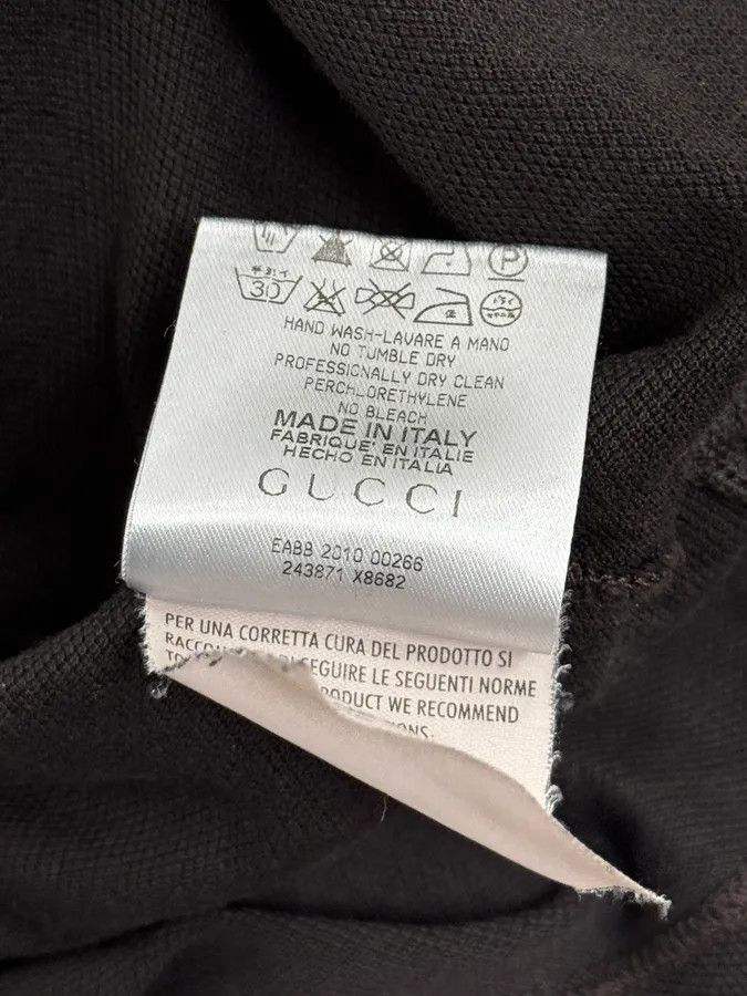 Gucci SS2010 Gucci Black Classic Polo Shirt Size US S / EU 44-46 / 1 - 14 Thumbnail