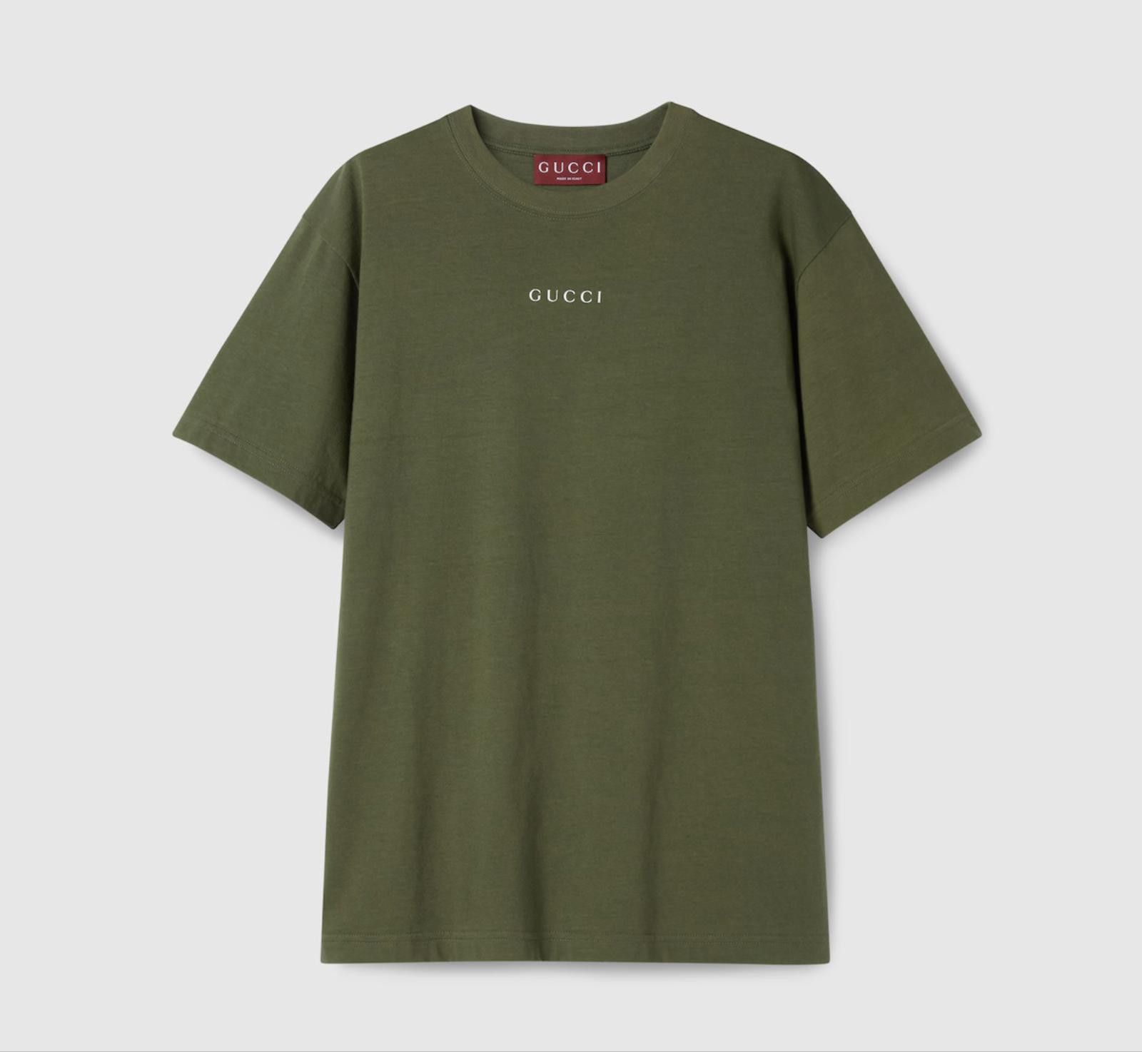 Gucci GUCCI COTTON JERSEY T-SHIRT SIZE M Size ONE SIZE - 1 Thumbnail