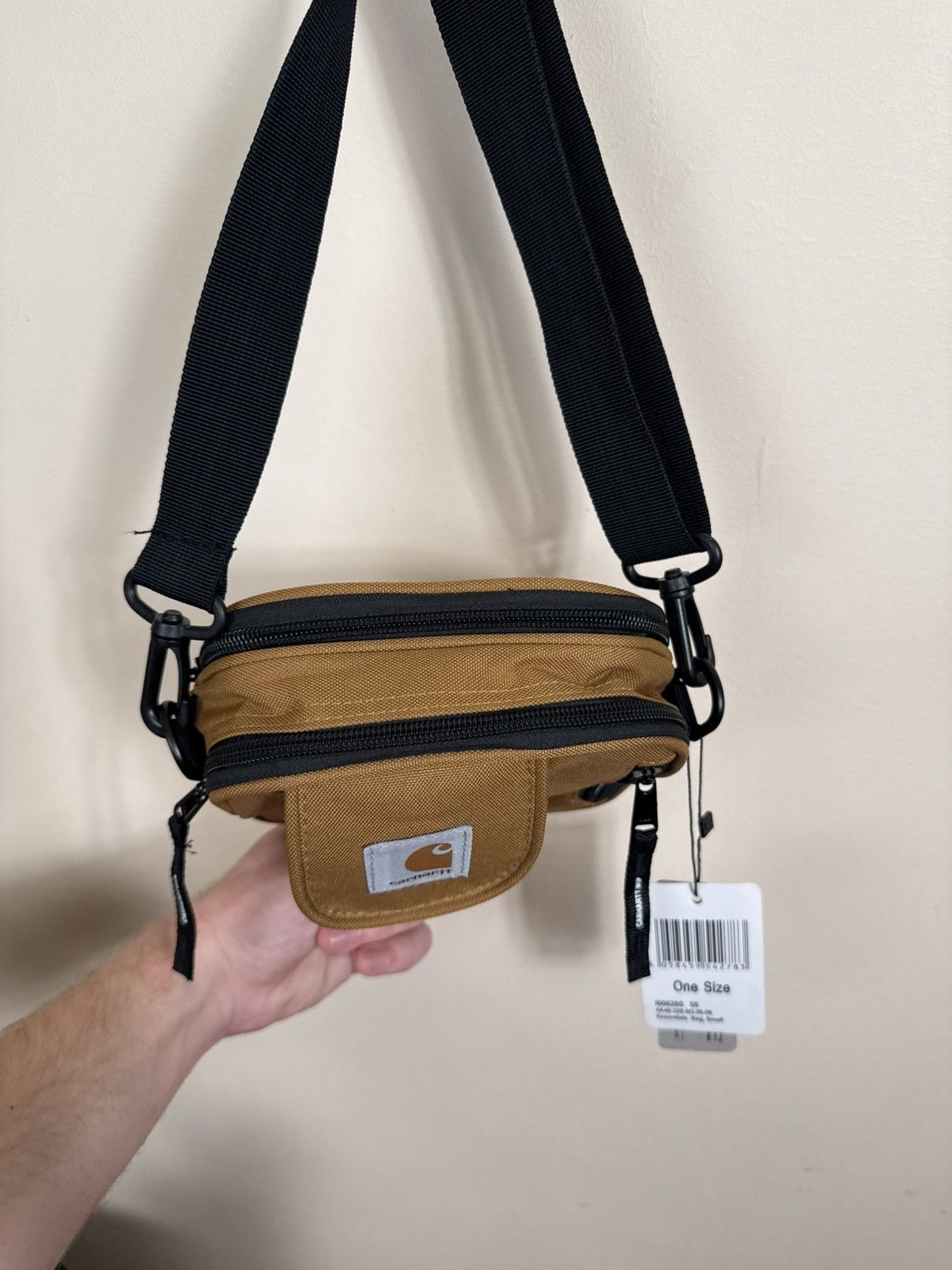 Carhartt Carhartt WIP Essentials Bag Crossbody Shoulder Bag Sand Size ONE SIZE - 17 Thumbnail