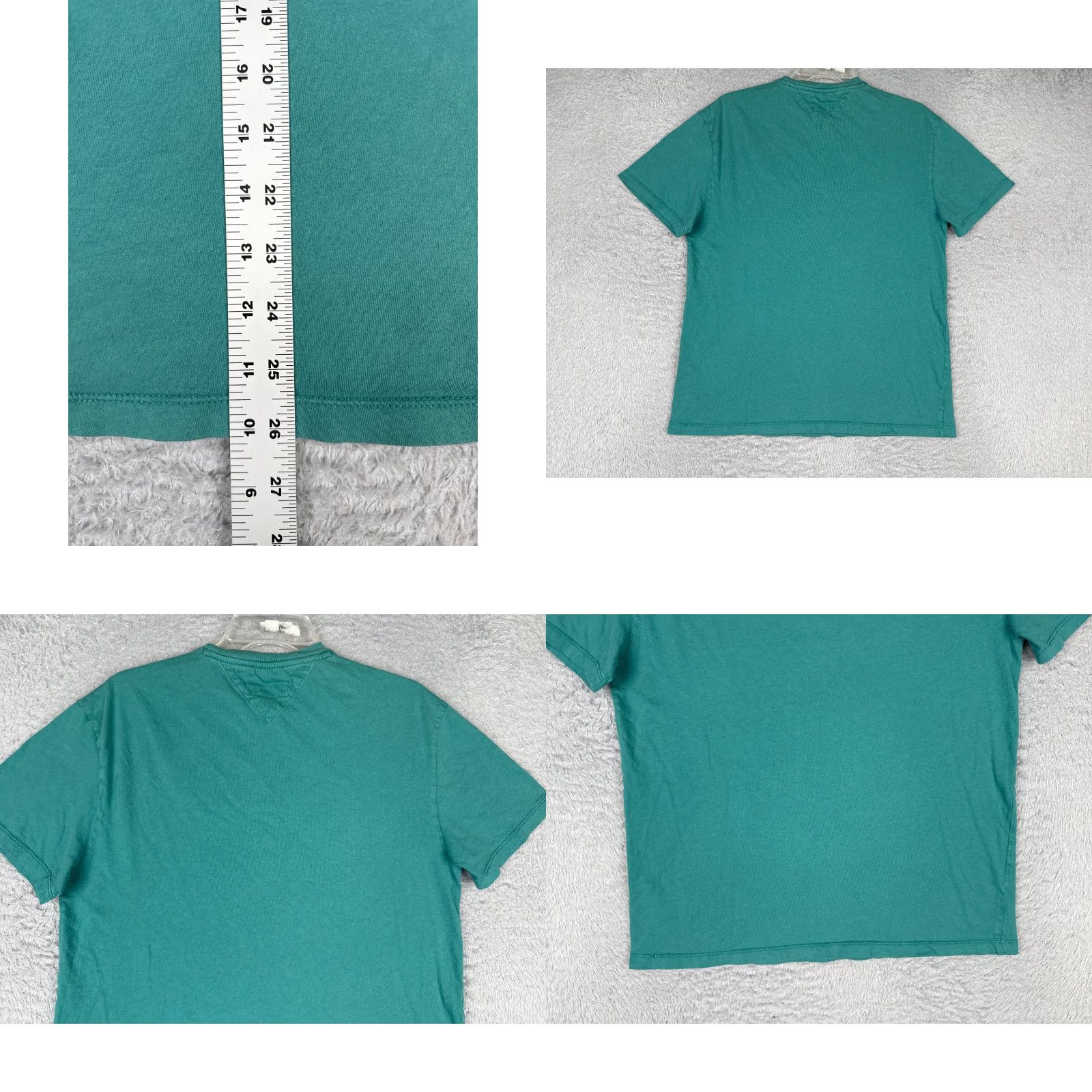 Tommy Hilfiger Tommy Hilfiger Jeans Shirt Adult Small Blue Short Sleeve Crew Neck 100% Cotton Size US S / EU 44-46 / 1 - 9 Thumbnail