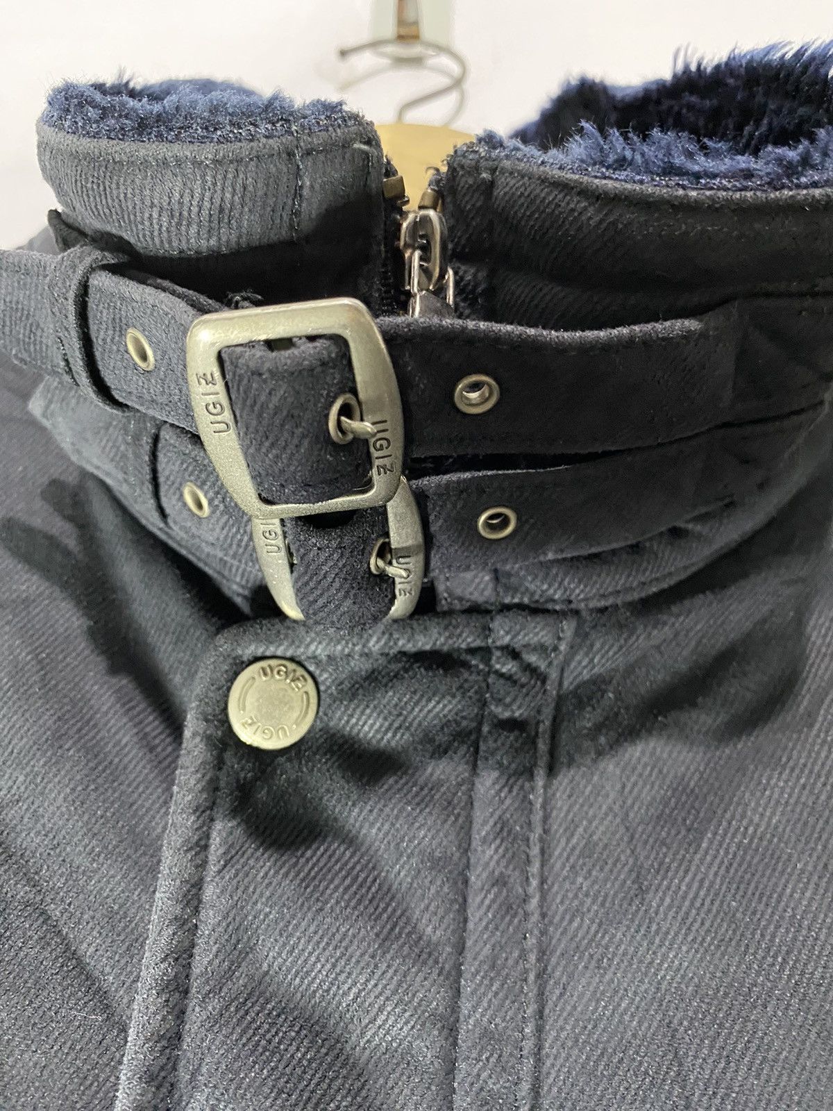 If Six Was Nine × Japanese Brand × Le Grande Bleu (L.G.B.) Japanese ugiz faux fur suede bondage jacket lgb style Size US L / EU 52-54 / 3 - 7 Thumbnail