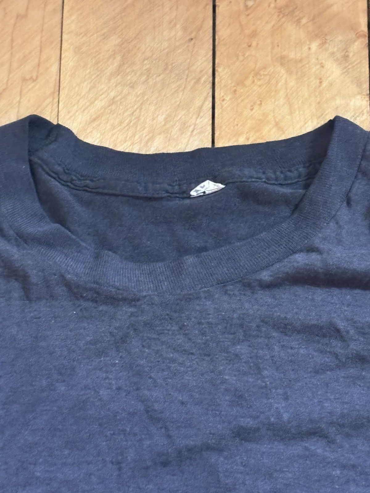 Vintage Vintage black blank vintage tee Size US S / EU 44-46 / 1 - 3 Thumbnail