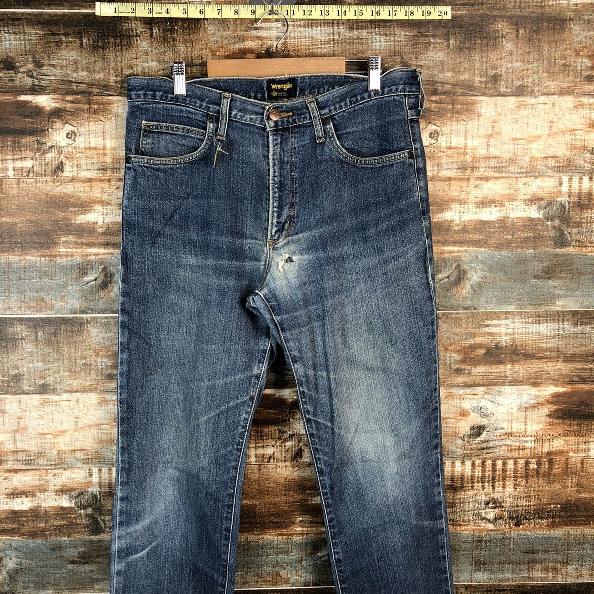 Wrangler DL Wrangler Blue Denim Pants #C203 Size US 32 / EU 48 - 2 Thumbnail