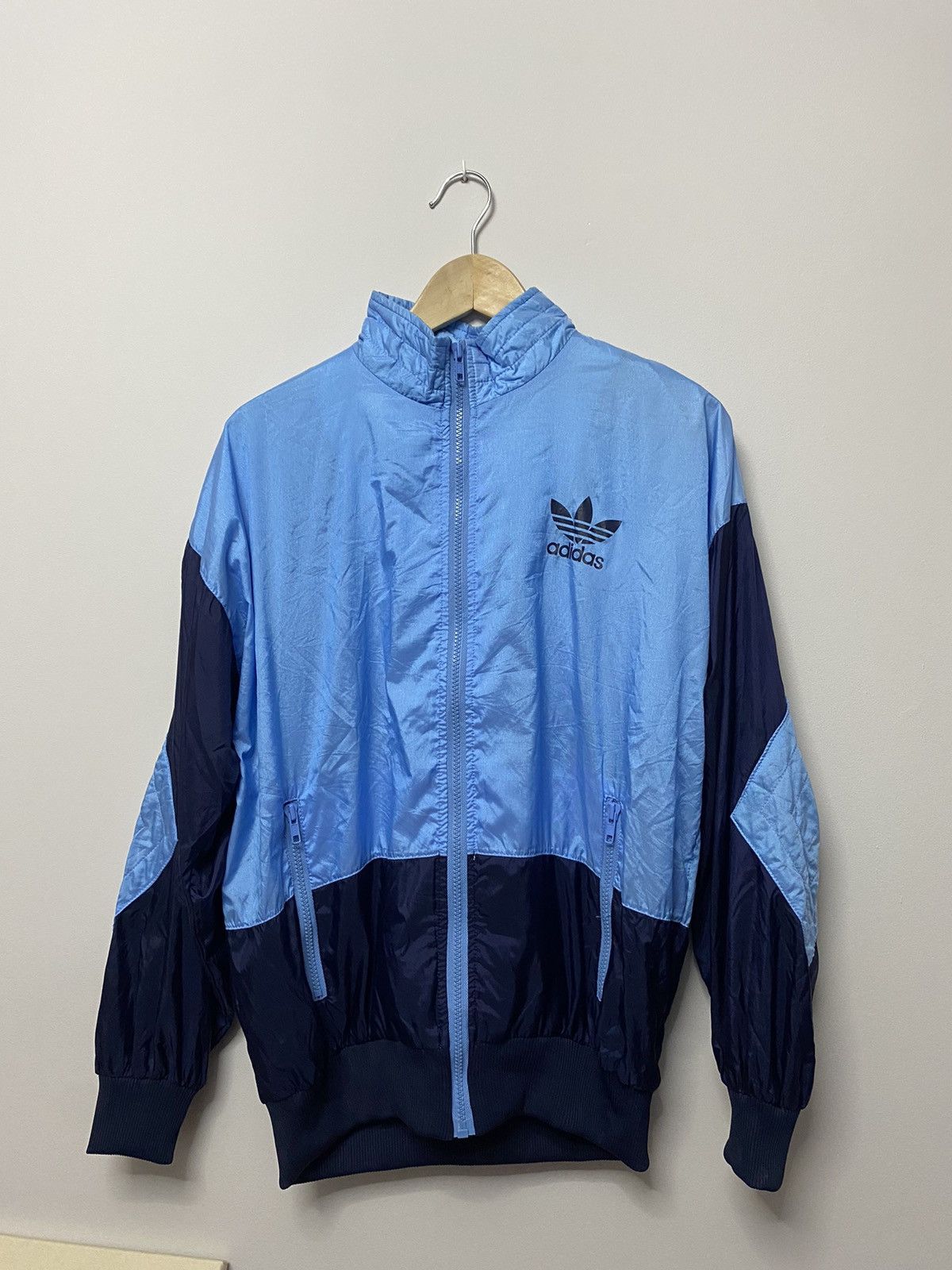 Adidas × Vintage Adidas Nylon Track Jacket 1990s Size US S / EU 44-46 / 1 - 3 Thumbnail