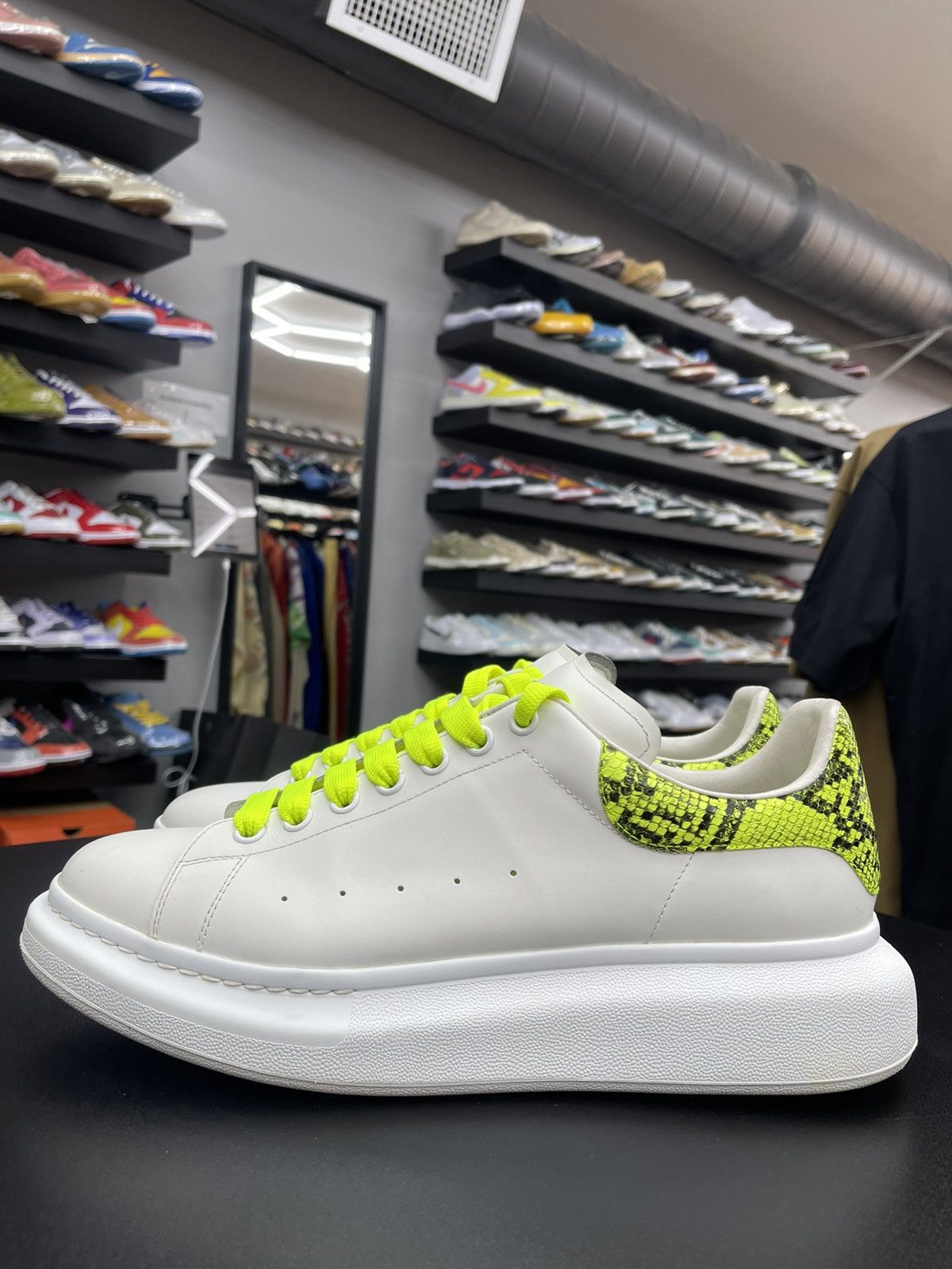 Alexander McQueen Size 13US/46EU - Alexander McQueen Neon Snake Skin Size US 13 / EU 46 - 1 Thumbnail