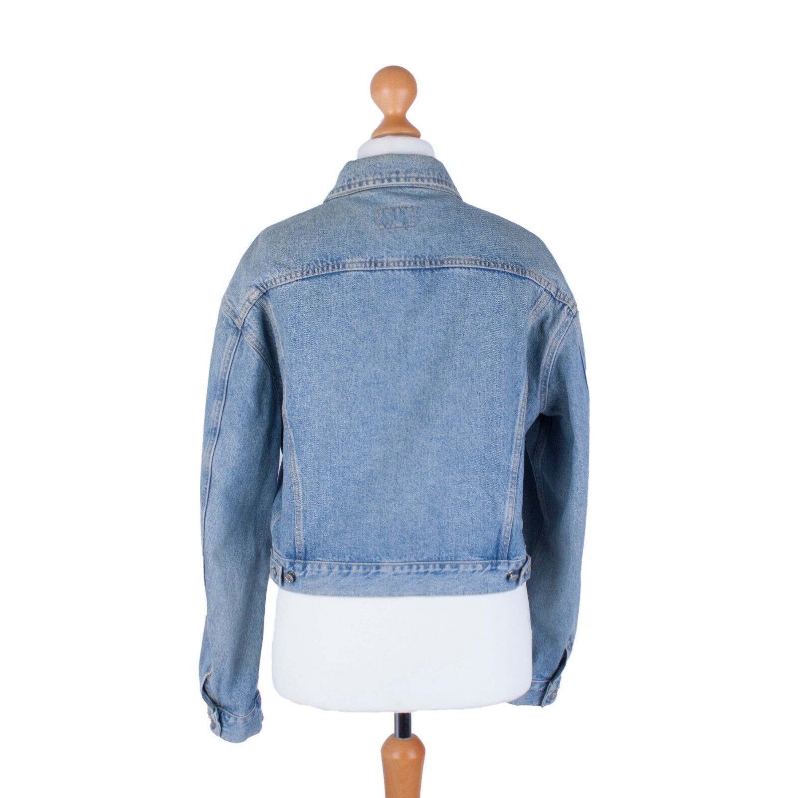 Calvin Klein × Vintage Vintage Women's Calvin Klein Denim Jacket Blue L Italy Size L / US 10 / IT 46 - 4 Thumbnail