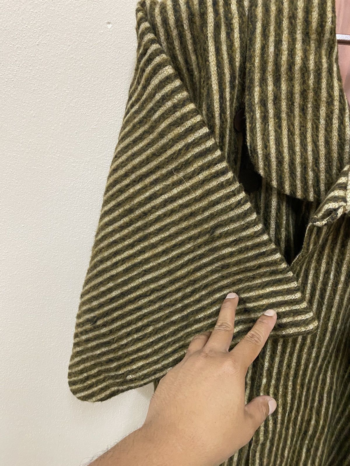 Japanese Brand Rare Japan Wool Stripe Kimono Jacket – Archive Samurai Vibes Size US L / EU 52-54 / 3 - 11 Thumbnail