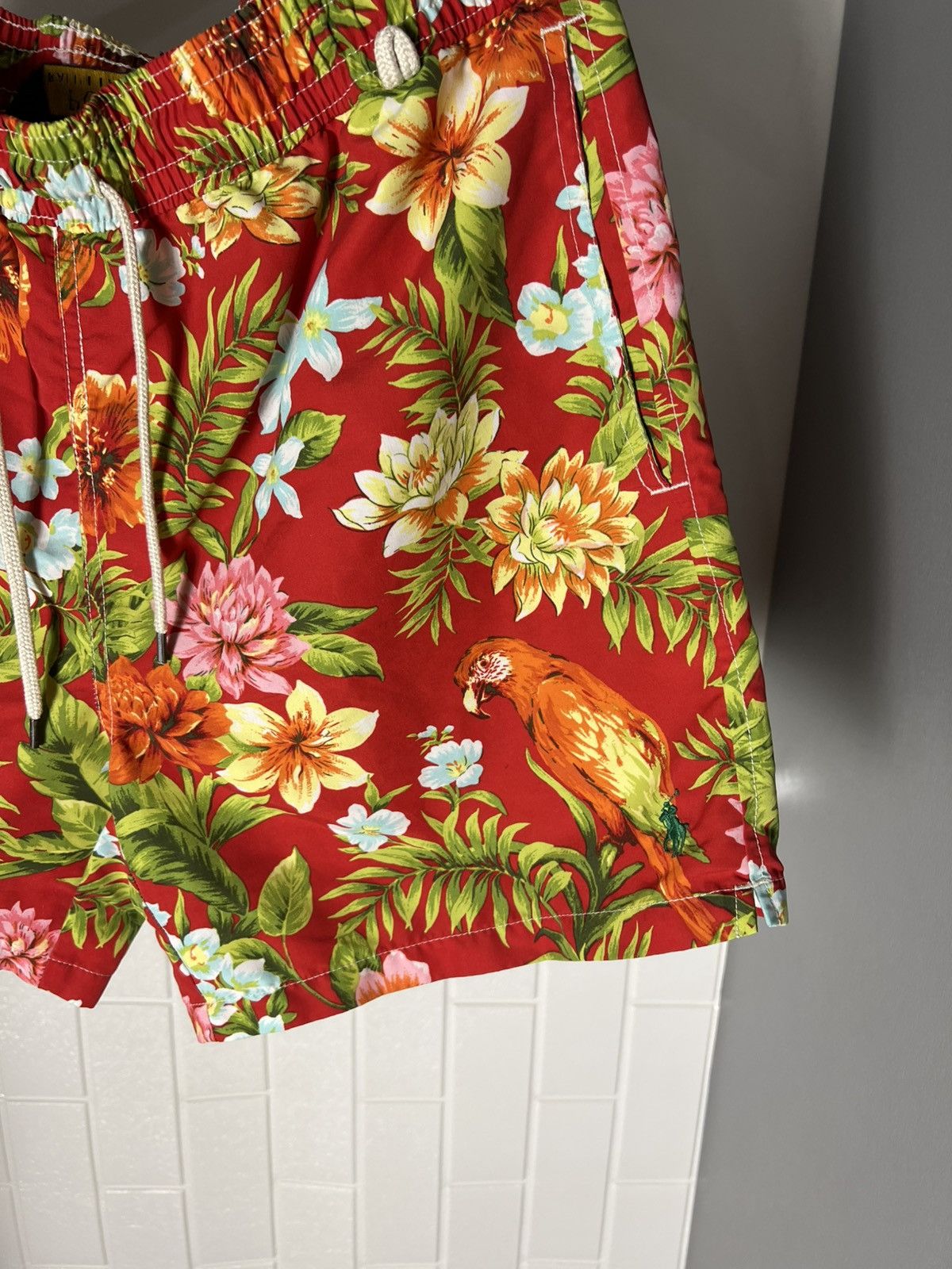 Polo Ralph Lauren × Vintage VERY RARE POLO RALPH LAUREN DESIGNER FLOWERS SHORTS LUXURY Size US 34 / EU 50 - 4 Thumbnail