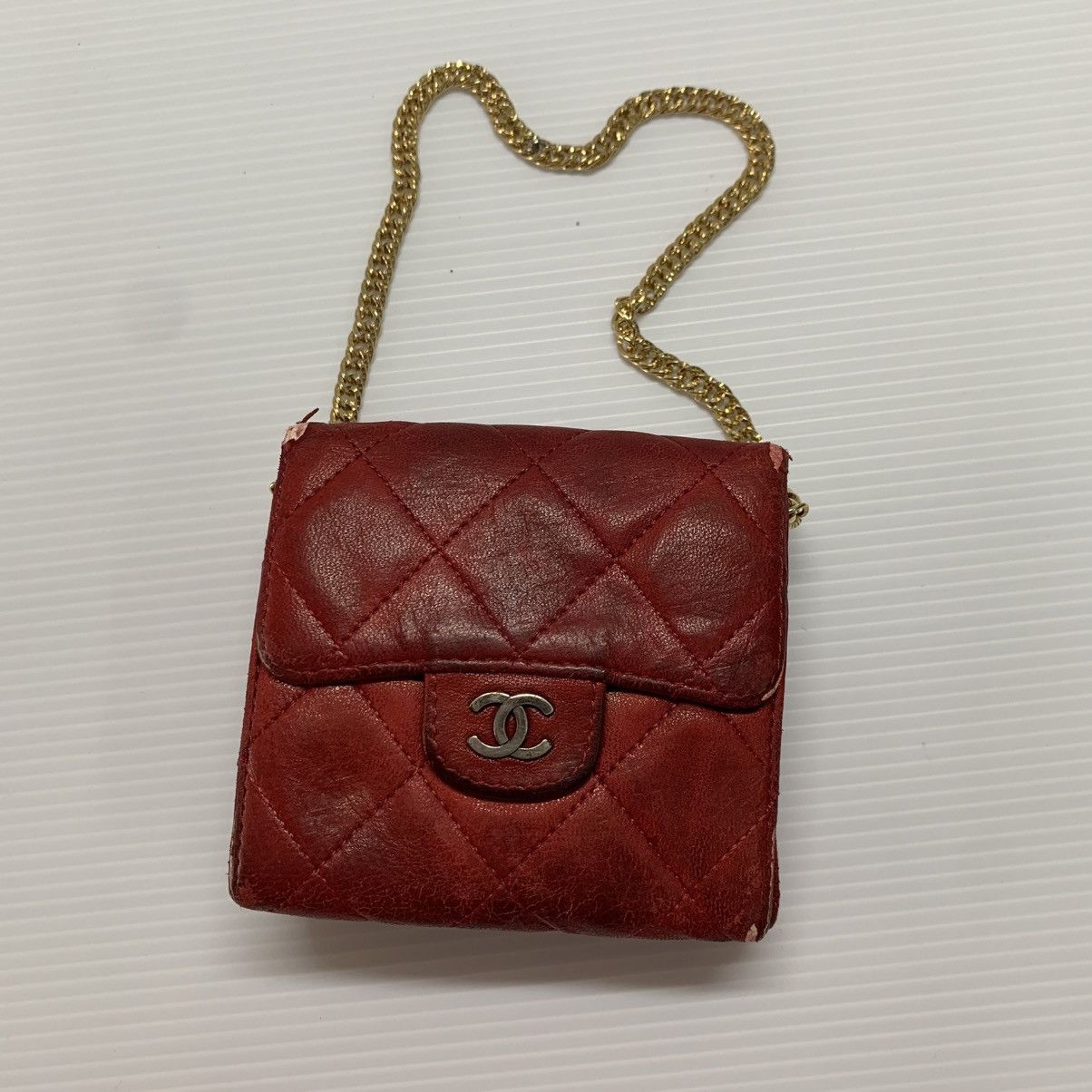 Chanel Chanel Red Leather Wallet Size ONE SIZE - 7 Thumbnail