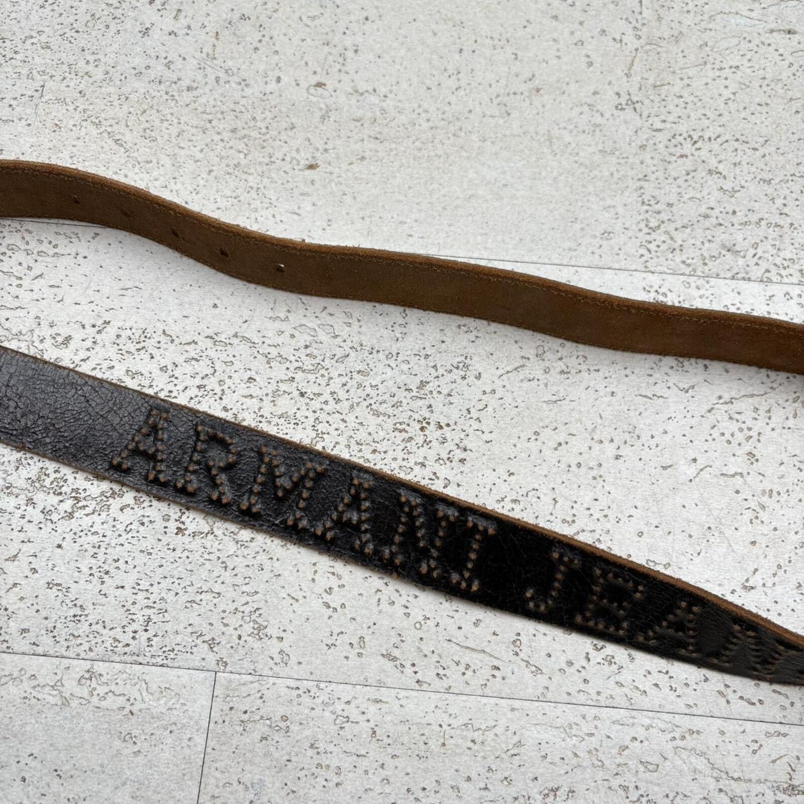 Emporio Armani 90’s Armani Jeans Belt Size ONE SIZE - 2 Thumbnail