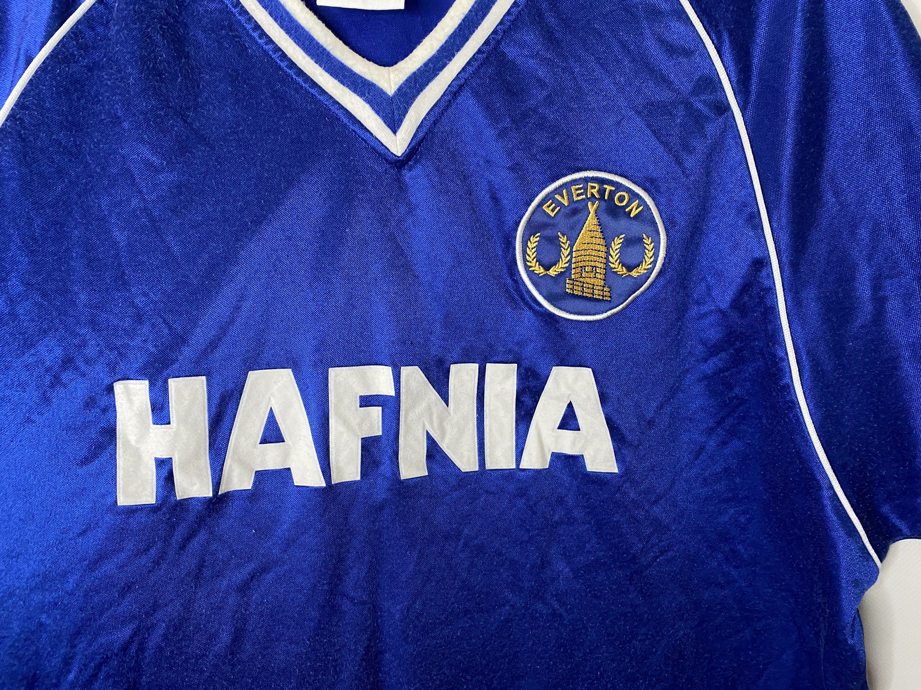 Vintage EVERTON 80s HOME RETRO REPLICAS FOOTBALL SHIRT SOCCER JERSEY Size US S / EU 44-46 / 1 - 3 Thumbnail