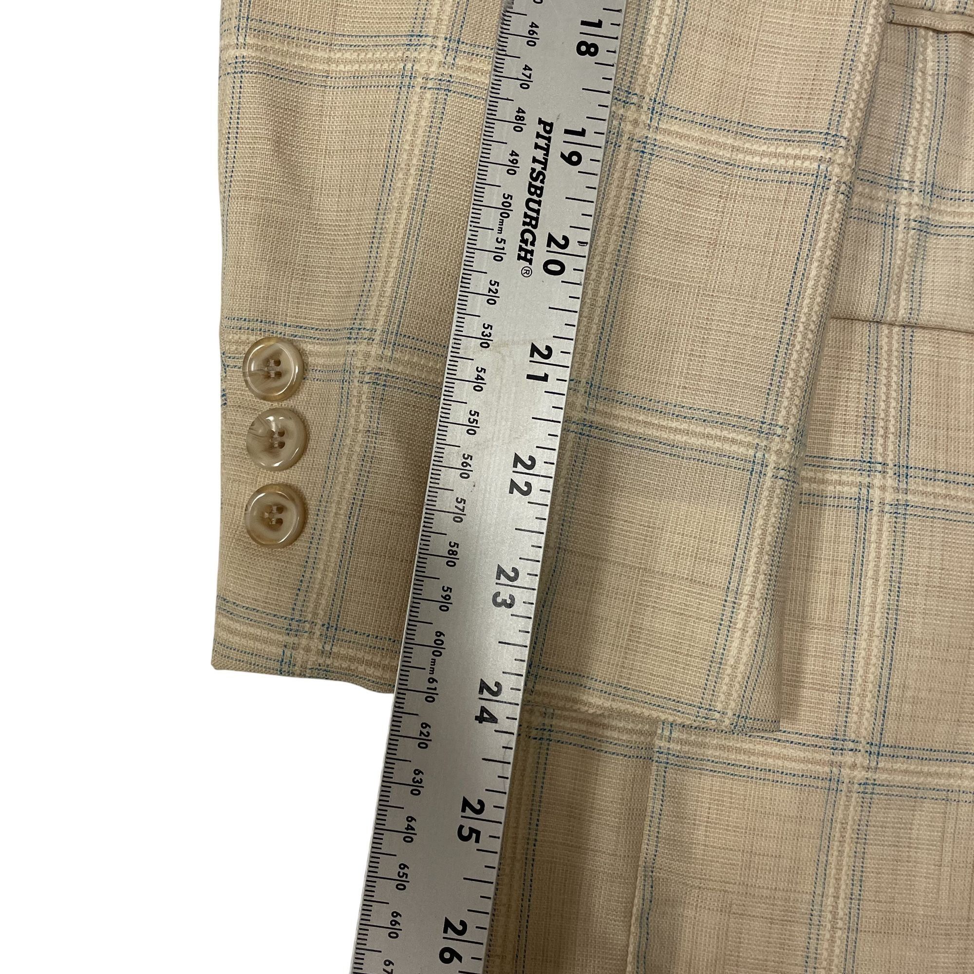 Other 2 pc Vtg Union Made OVERCHECK MoD Disco Bell Bottom Suit Size 38R - 15 Thumbnail