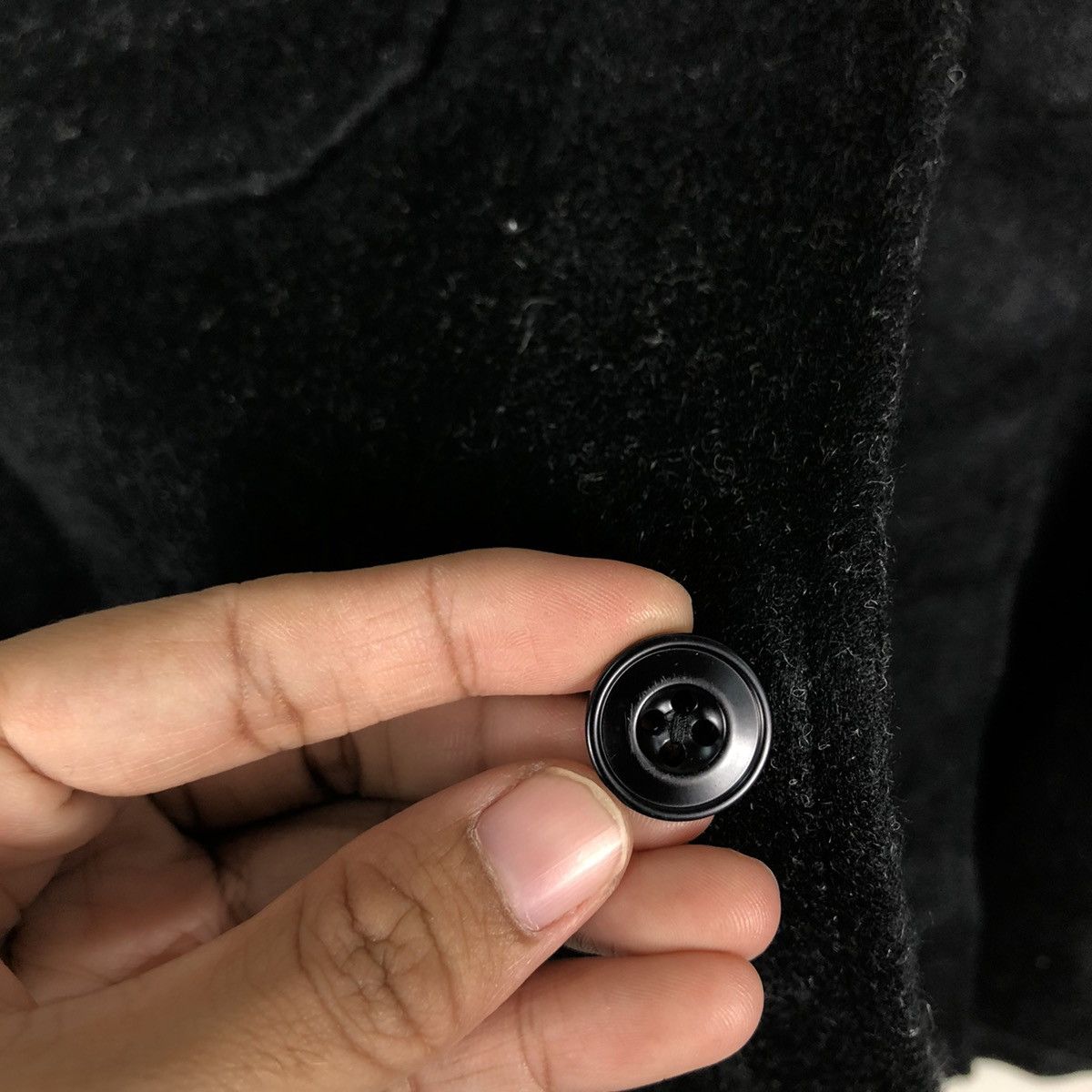 Japanese Brand 🔥Vintage Rich Black Wool Jacket Uniqlo Japan Issey Miyake Size US XL / EU 56 / 4 - 16 Thumbnail