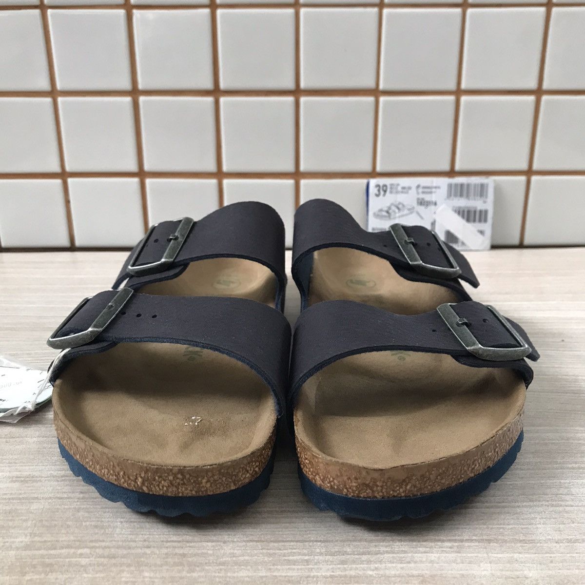Birkenstock × Genuine Leather Birkenstock Birkenstock Arizona Suede 1023116 Men’s Slides Size US 6 / EU 39 - 23 Thumbnail