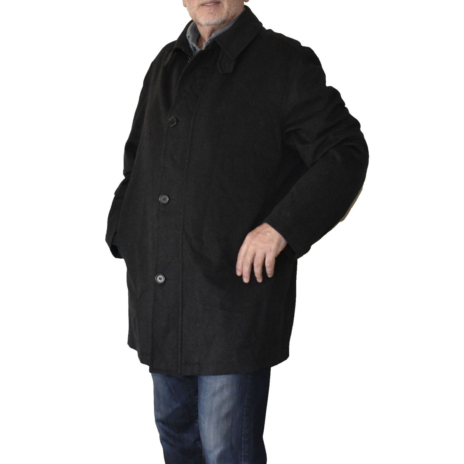 Nordstrom LORO PIANA STORM SYSTEM JACOB SIEGEL NORDSTROM Overcoat 44/L Size US M / EU 48-50 / 2 - 3 Thumbnail